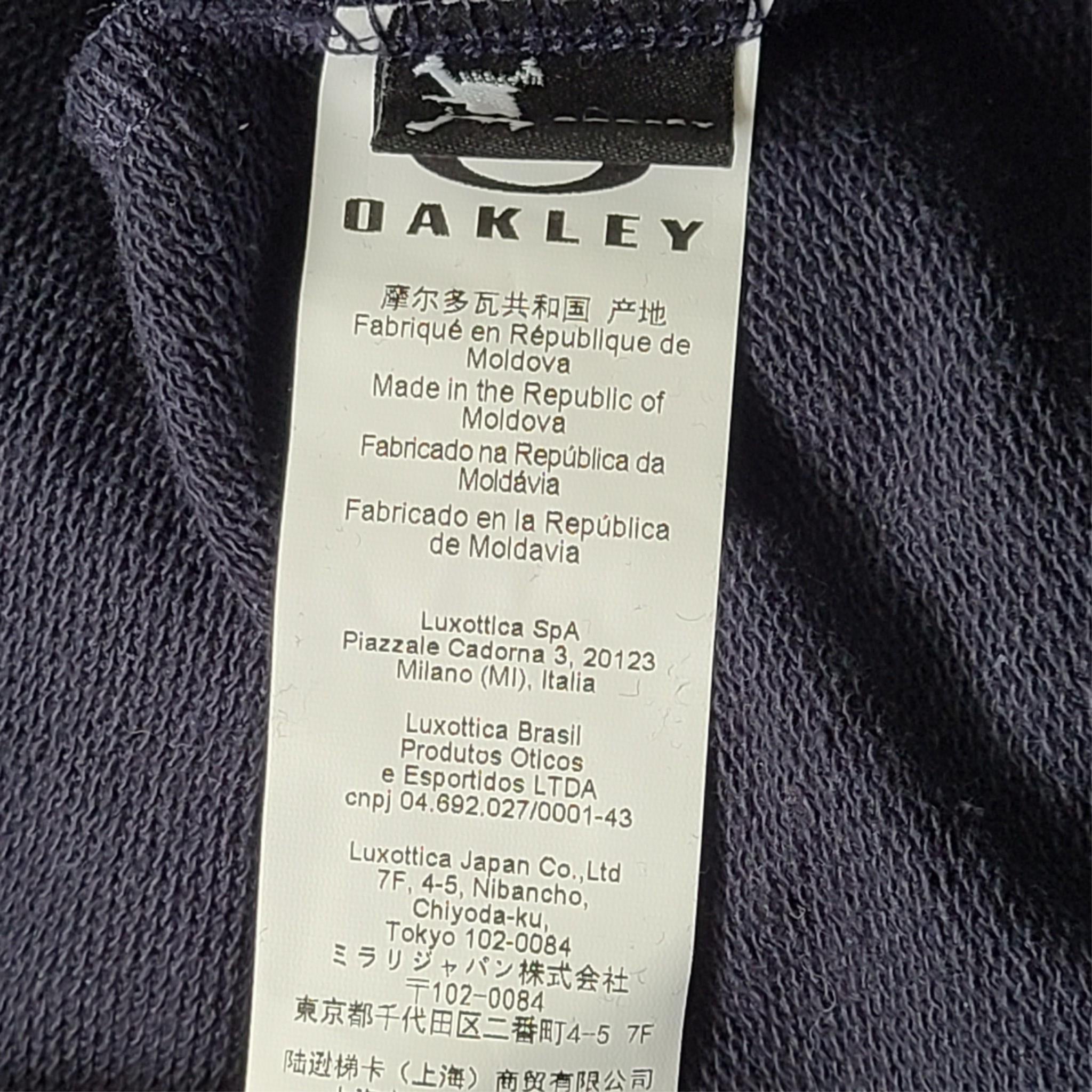 Oakley Men's B1B Crew Tee Sweater Long Sleeve Shirt Dark Navy Blue Sz XL