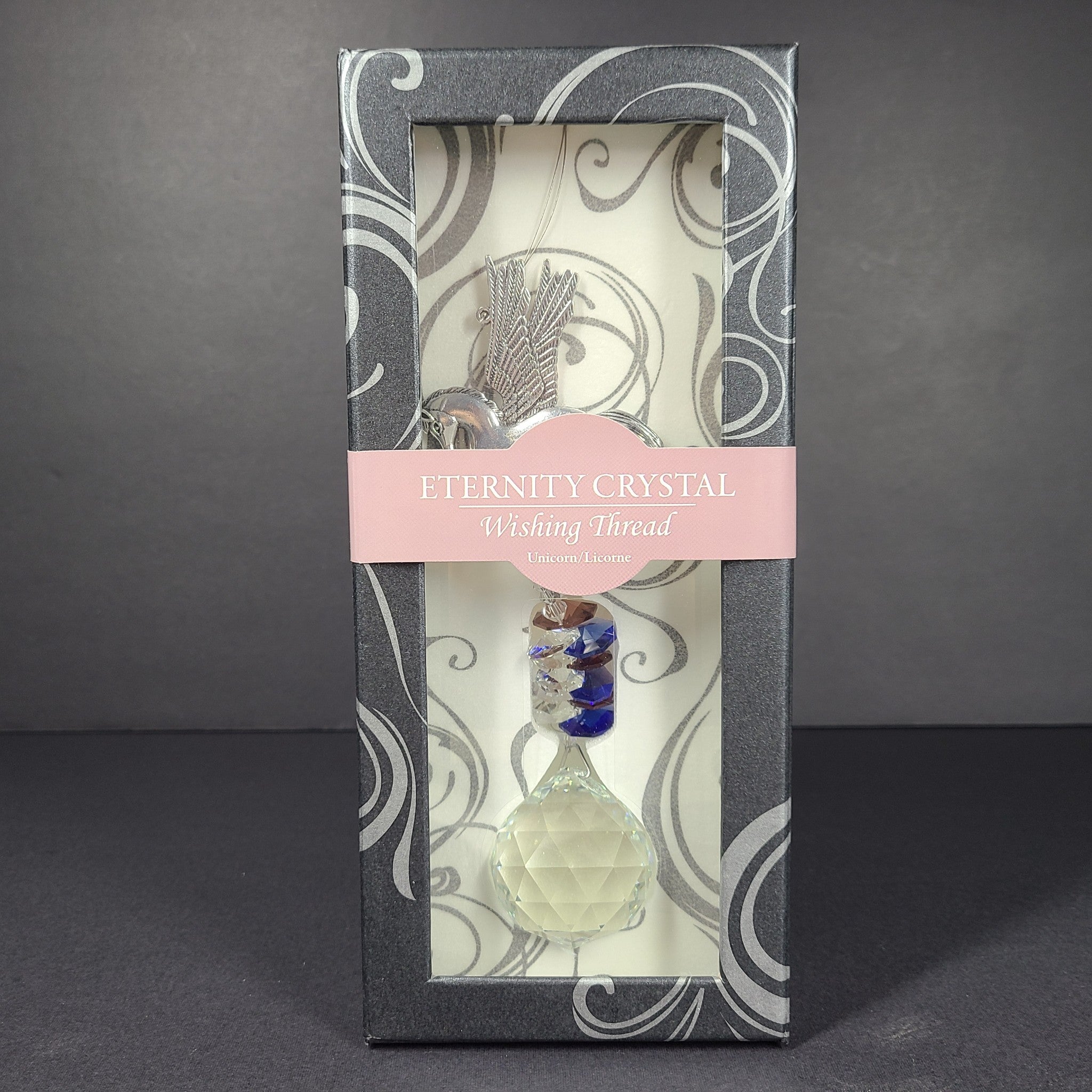Eternity Crystal Unicorn Wishing Thread Healing Crystals Charm Suncatcher