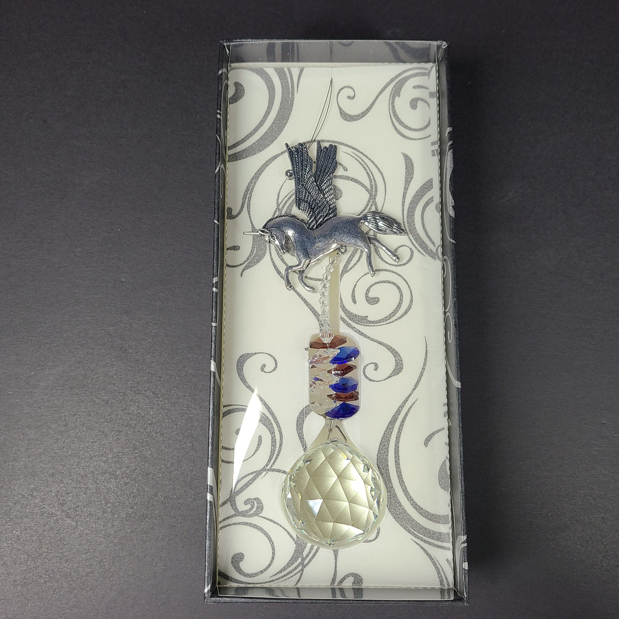 Eternity Crystal Unicorn Wishing Thread Healing Crystals Charm Suncatcher