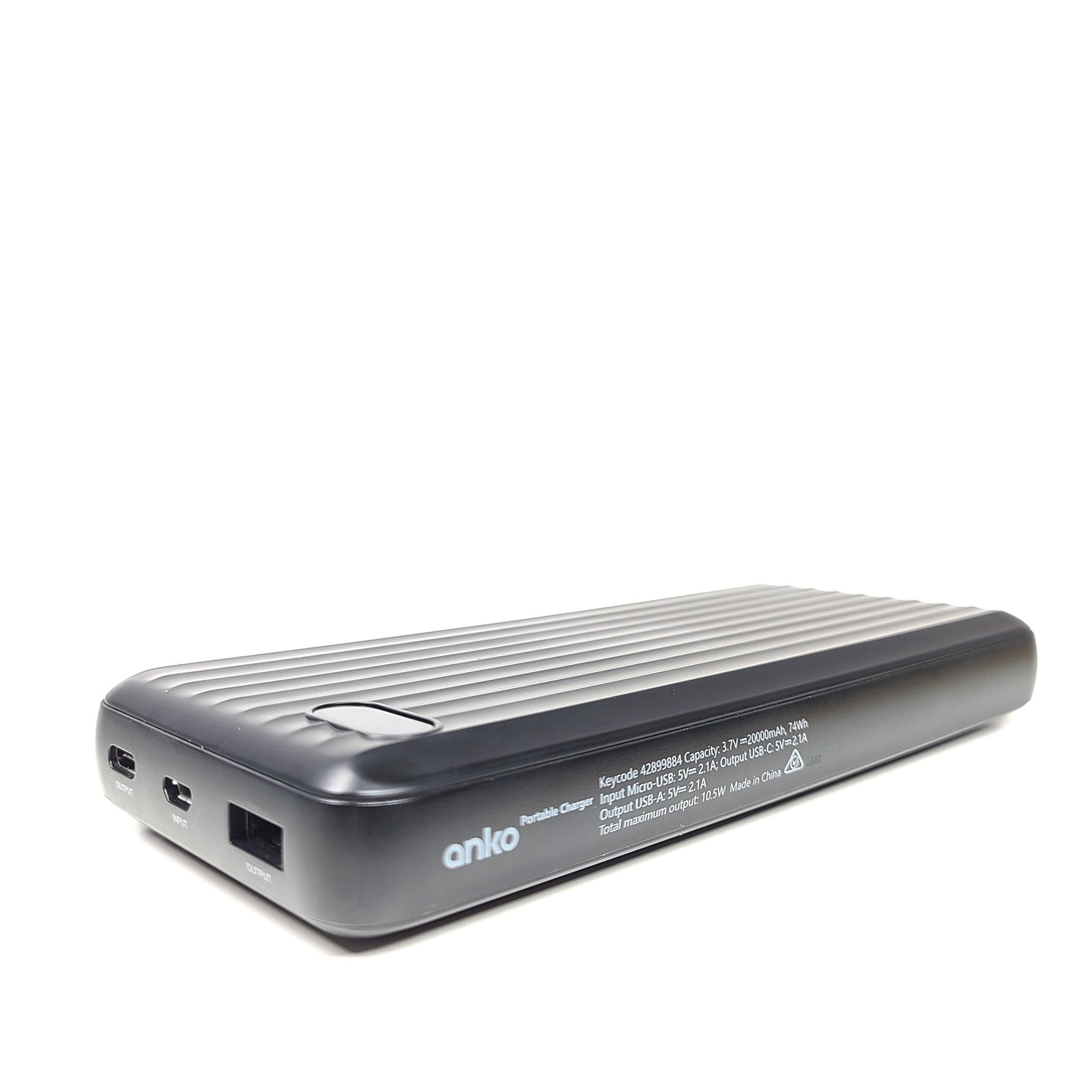 Anko Powerstation 20000mAh Mobile Power Bank External Battery Charger