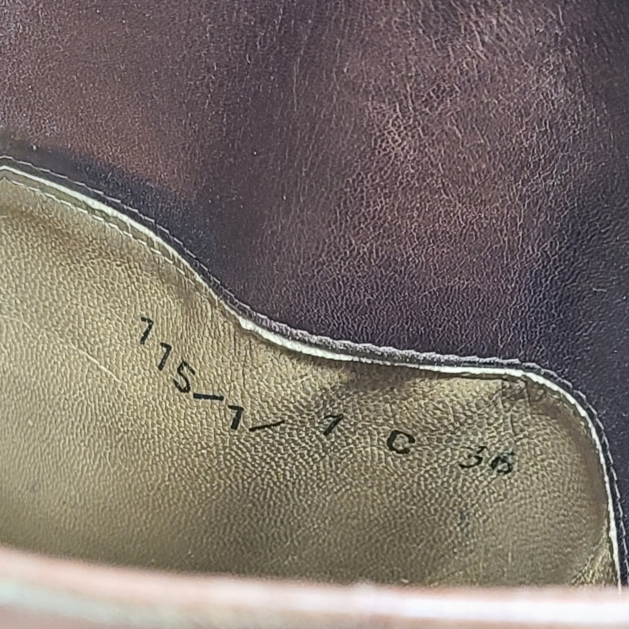 Vintage Celine Leather Riding Boots Cognac Brown Women's Sz EUR 36 / US 6