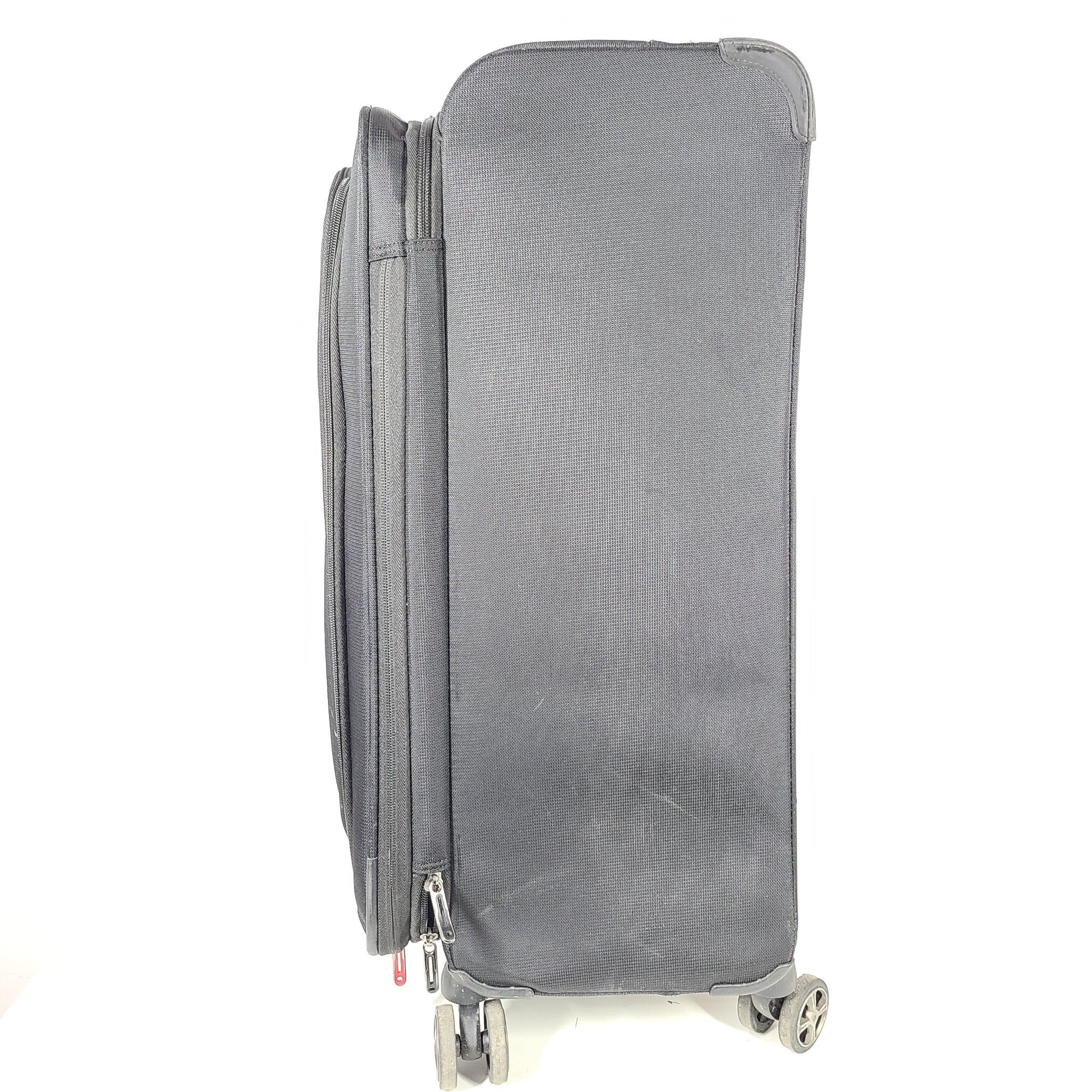 Delsey Hyperglide 28" Expandable Spinner Luggage w/ Scale and Organizer Black