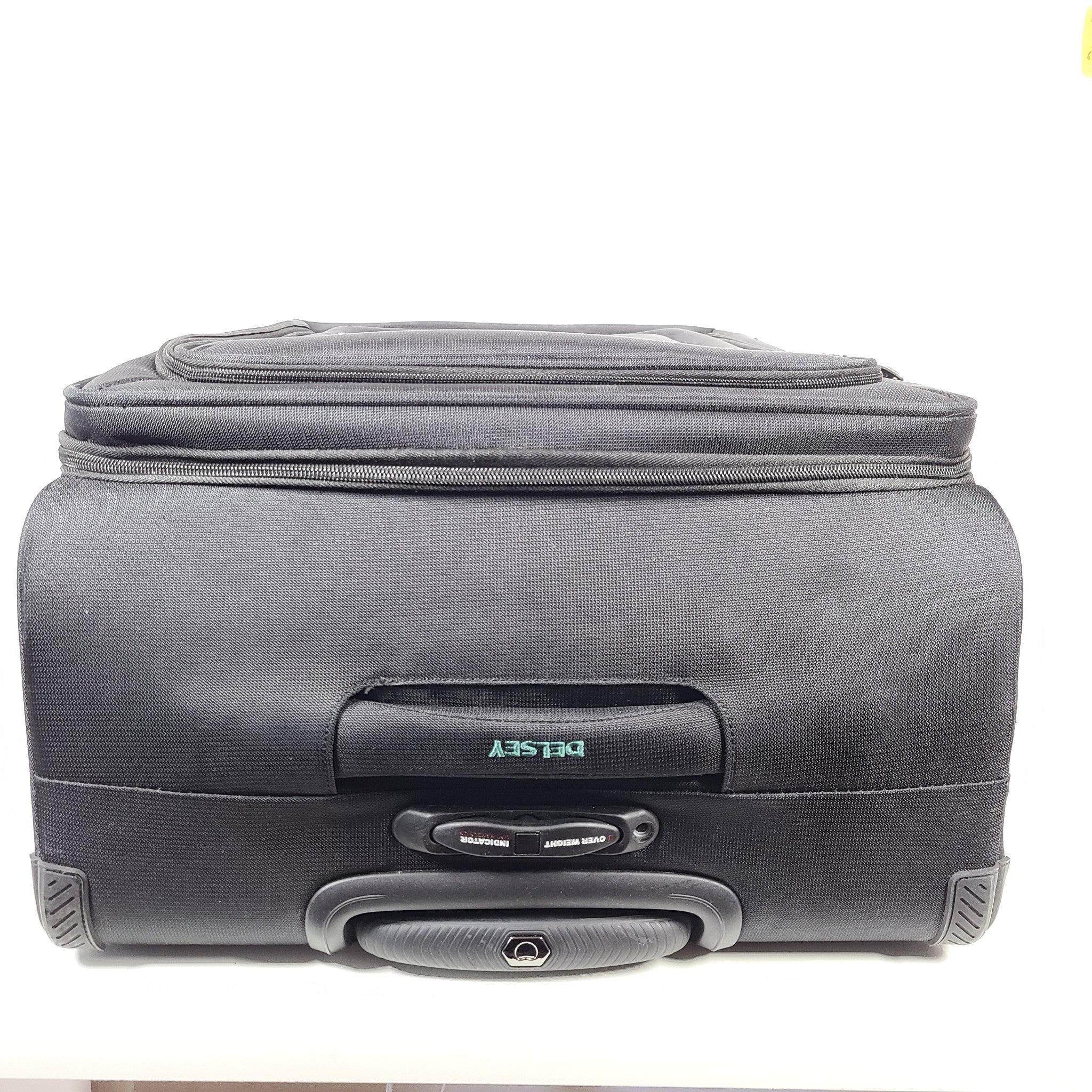 Delsey Hyperglide 28" Expandable Spinner Luggage w/ Scale and Organizer Black