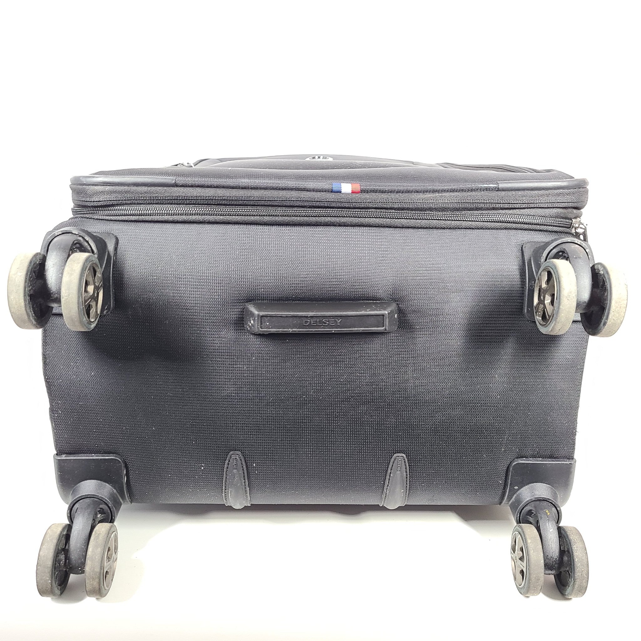 Delsey Hyperglide 28" Expandable Spinner Luggage w/ Scale and Organizer Black