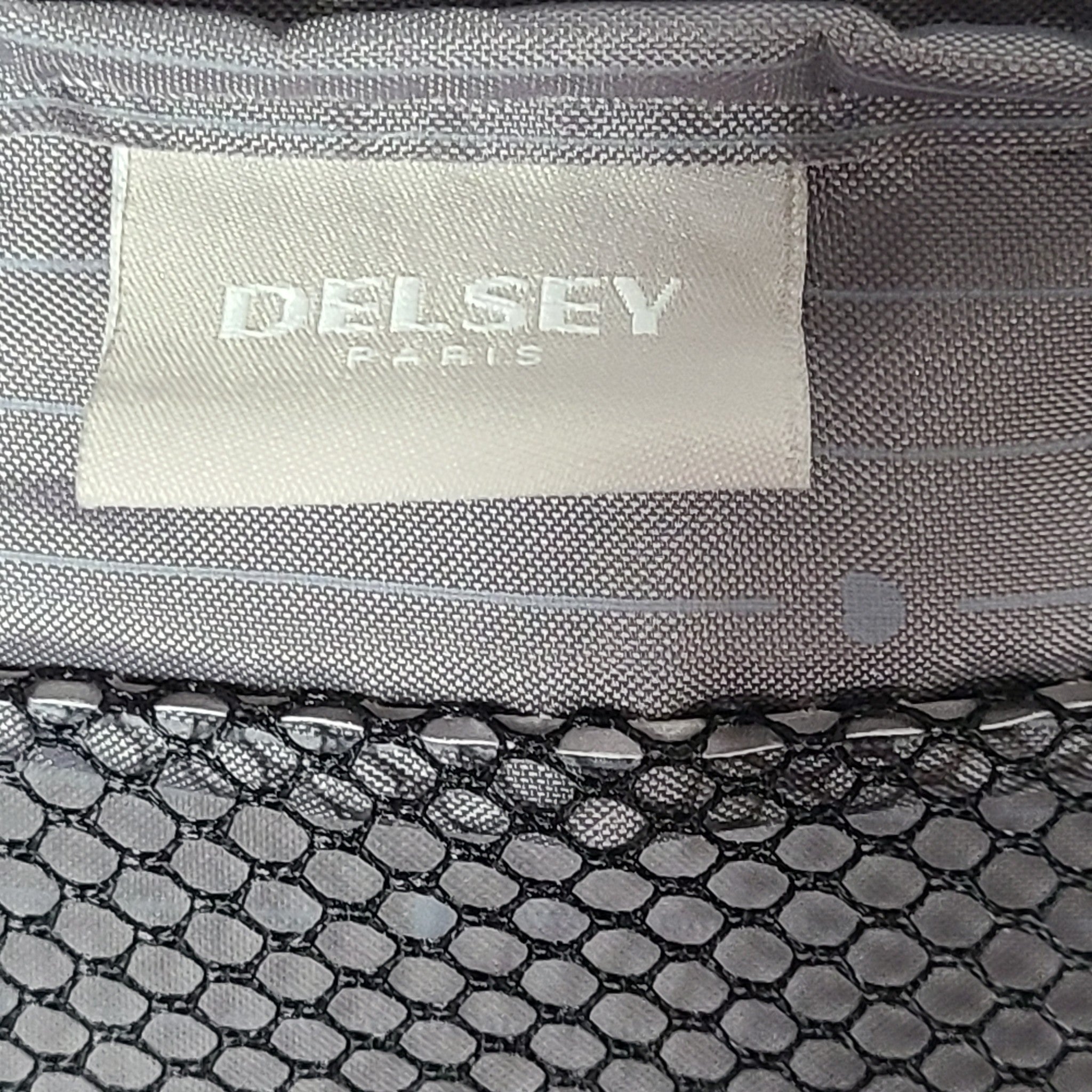 Delsey Hyperglide 28" Expandable Spinner Luggage w/ Scale and Organizer Black