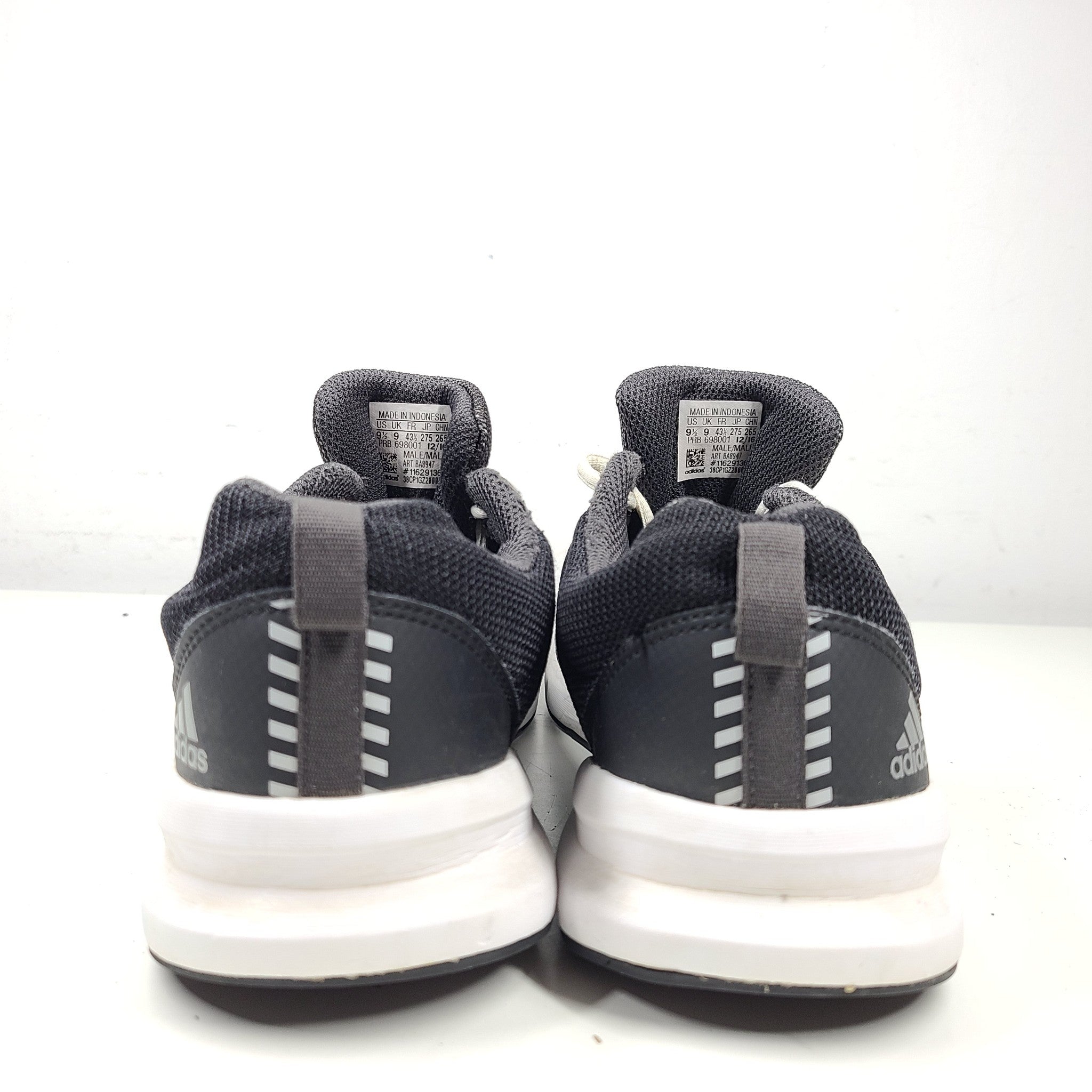 Adidas Men's Essential Star 3 M Sneakers Black/White BA8947 Size 9.5