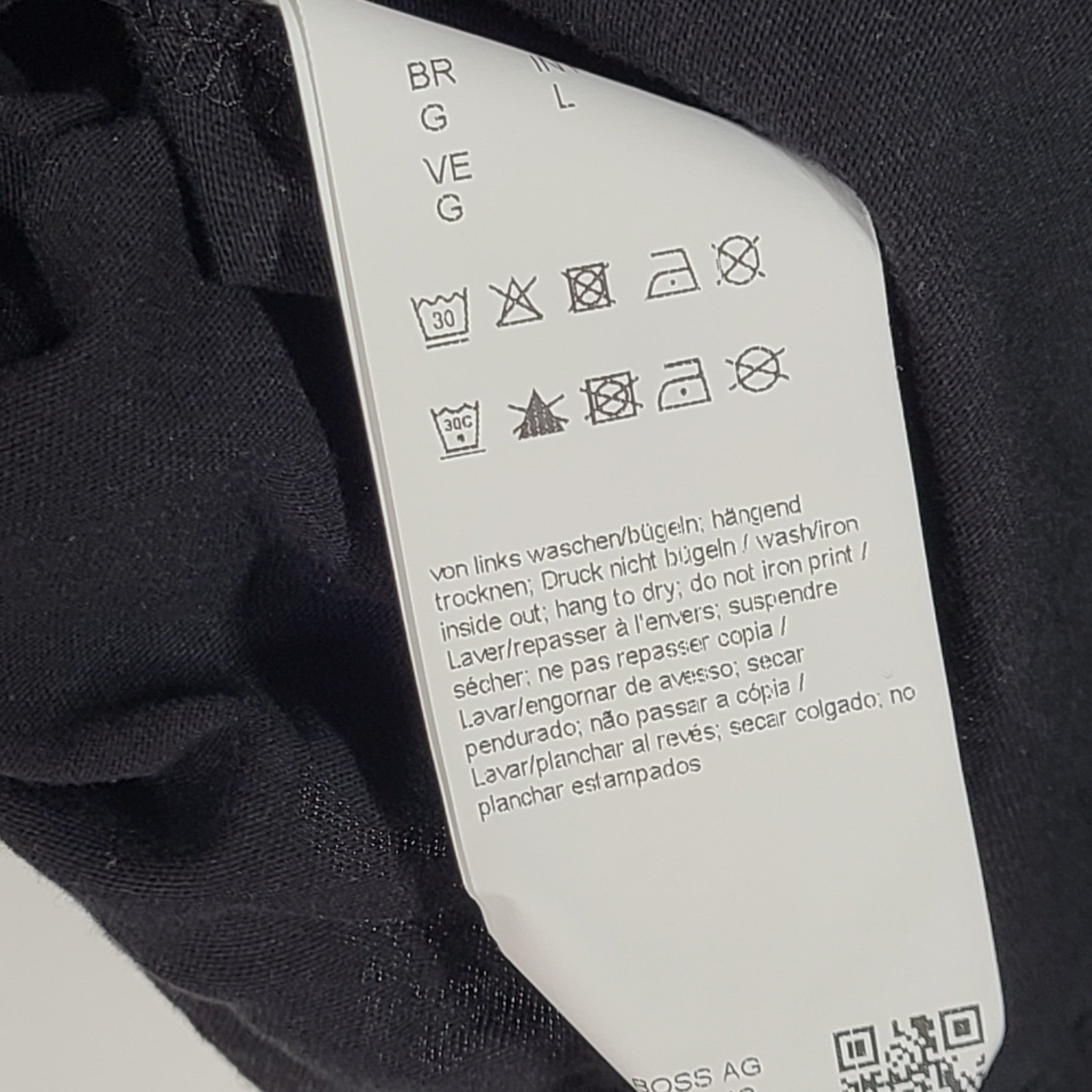 Hugo Boss Dyrtid Slim T-Shirt Men's L Black