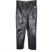 Wilfred The Melina Pant High-waisted Vegan Leather Pants Black Sz 4
