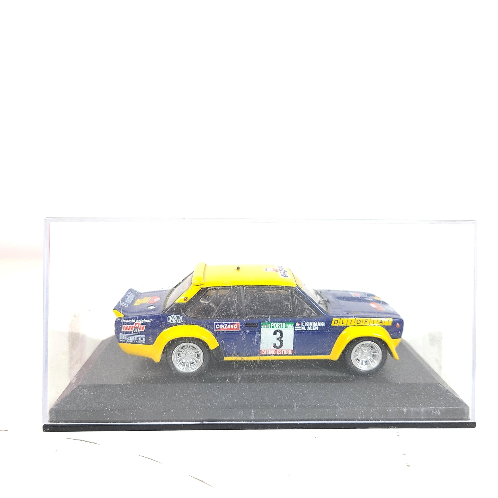 FIAT 131 Abarth Alen-Kivimaki 1977 #3 Rally Portugal Diecast Model Car 1:43
