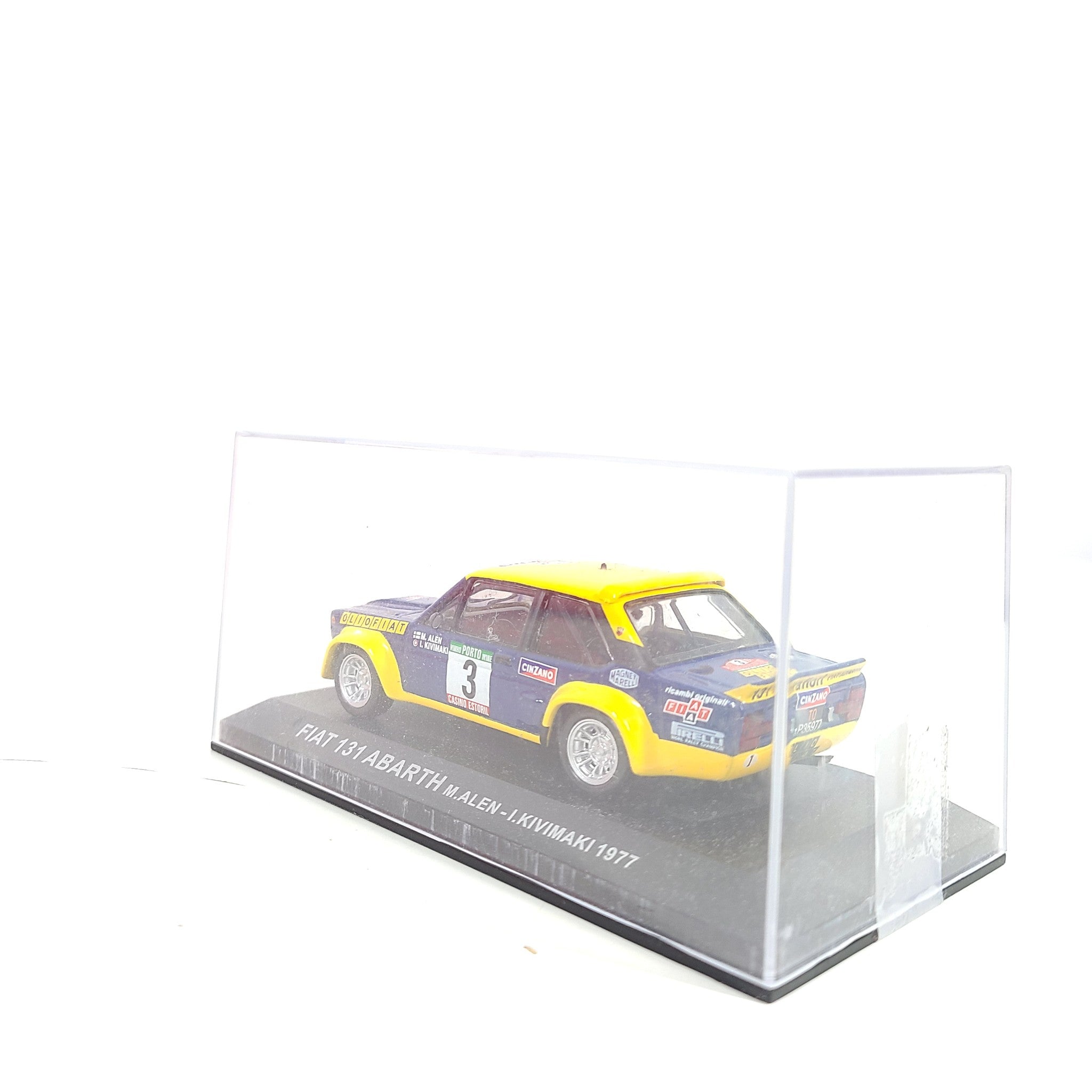 FIAT 131 Abarth Alen-Kivimaki 1977 #3 Rally Portugal Diecast Model Car 1:43