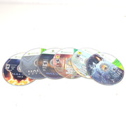 Lot of 4 Xbox 360 Games Halo 3, 4, Reach, GTA Grand Theft Auto 5 No Cases