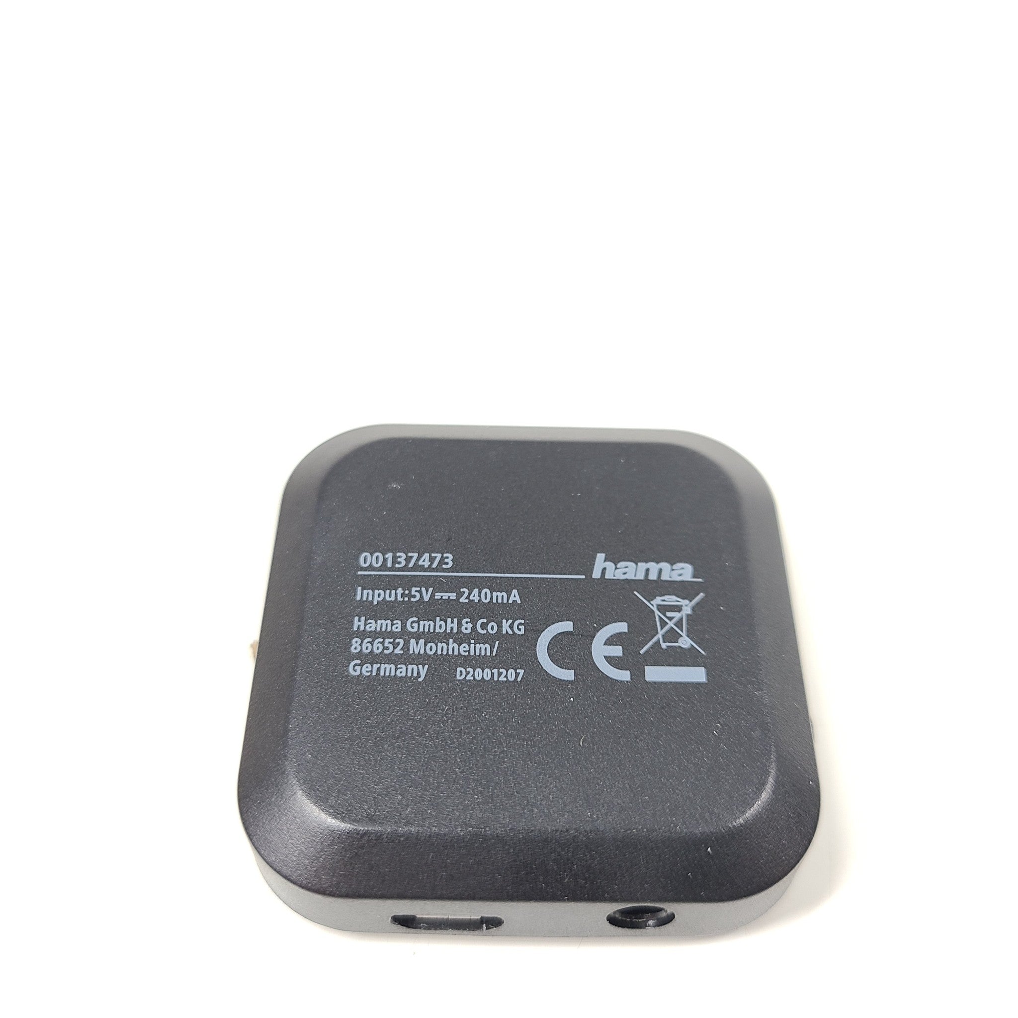 Hama Audio Portable AUX Bluetooth Transceiver - Transmitter + Receiver - Black