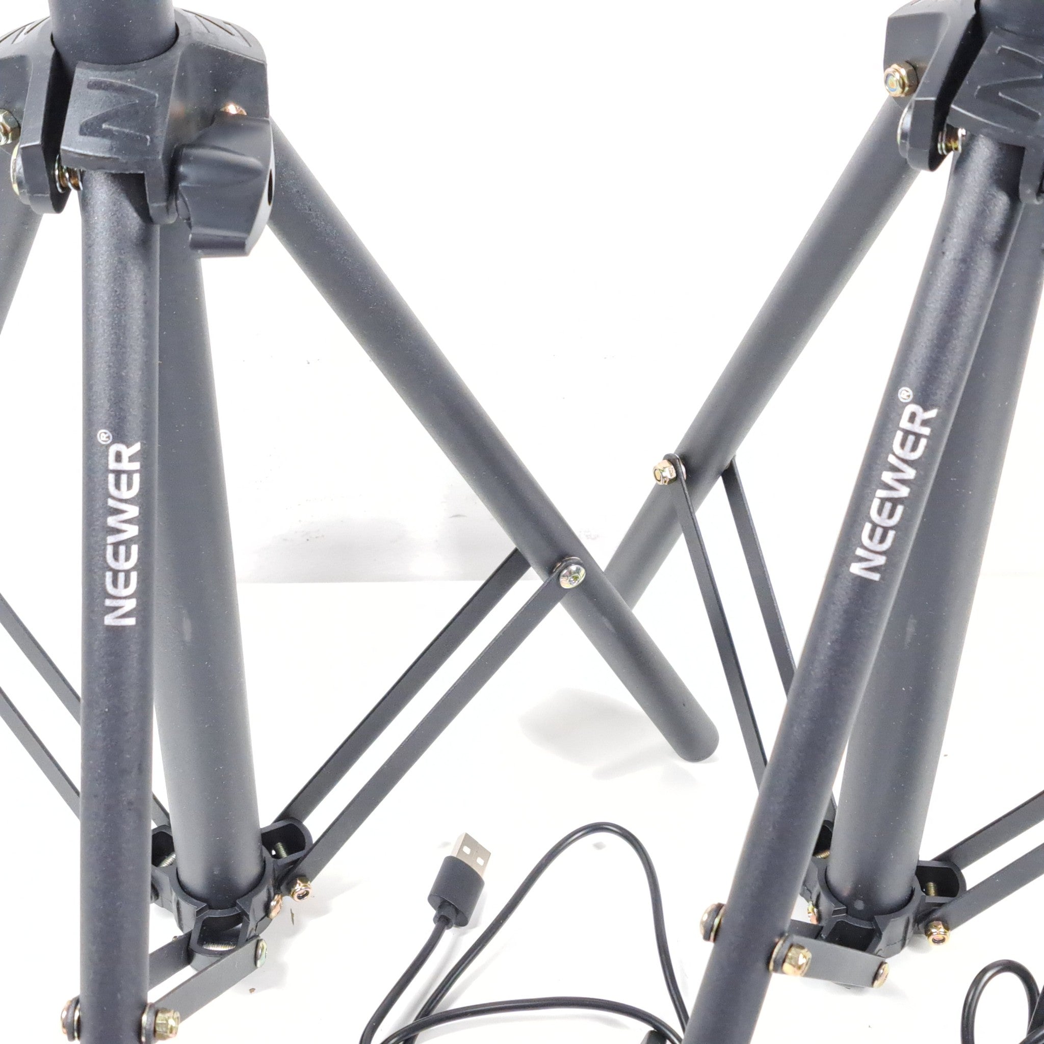 Neewer LED Video Light Panel Lighting Kit 2-Pack 11.3” Dimmable Bi-Color + Stand