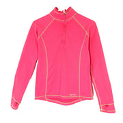 Marmot Women's Polartech Fleece Lined Half Zip Sweater Longsleeve Shirt Red S
