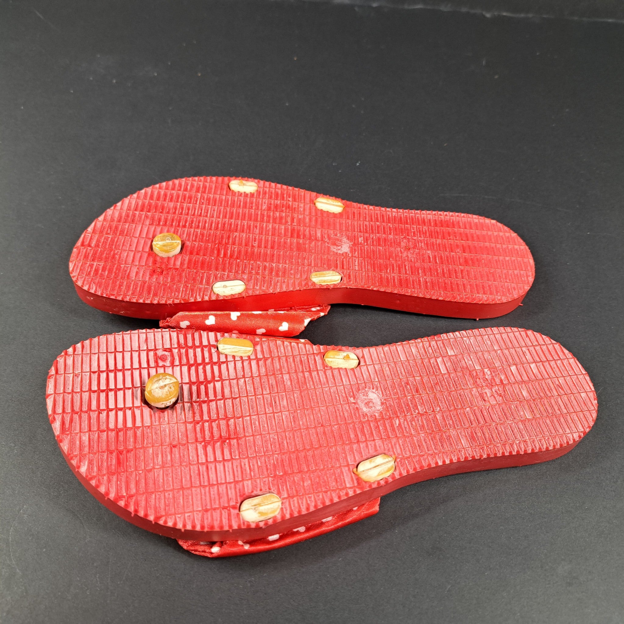 Havaianas Flip Flop Sandals Red with Bow Sz 4
