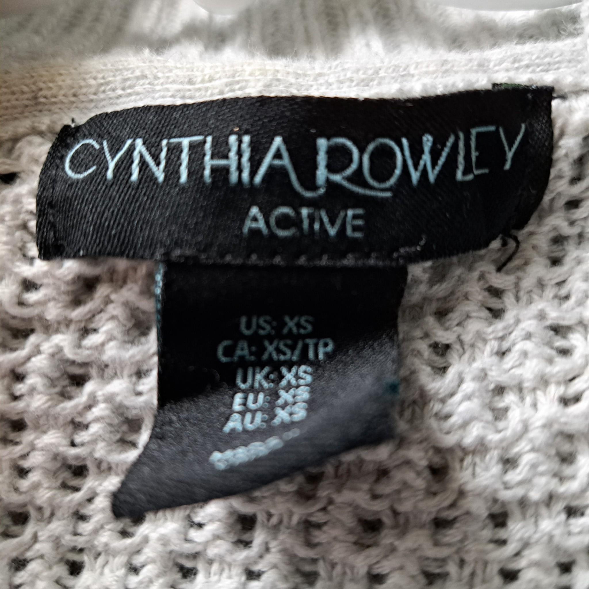 Cynthia Rowley Active Women's Full Front Zipper Hoodie Jacket Gray Sz XS