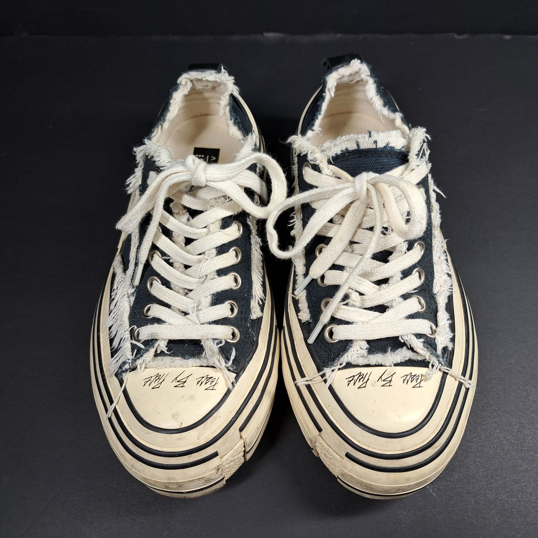 xVESSEL GOP Lows Sneakers Patchwork Platform Low 'Black White' M4/W6