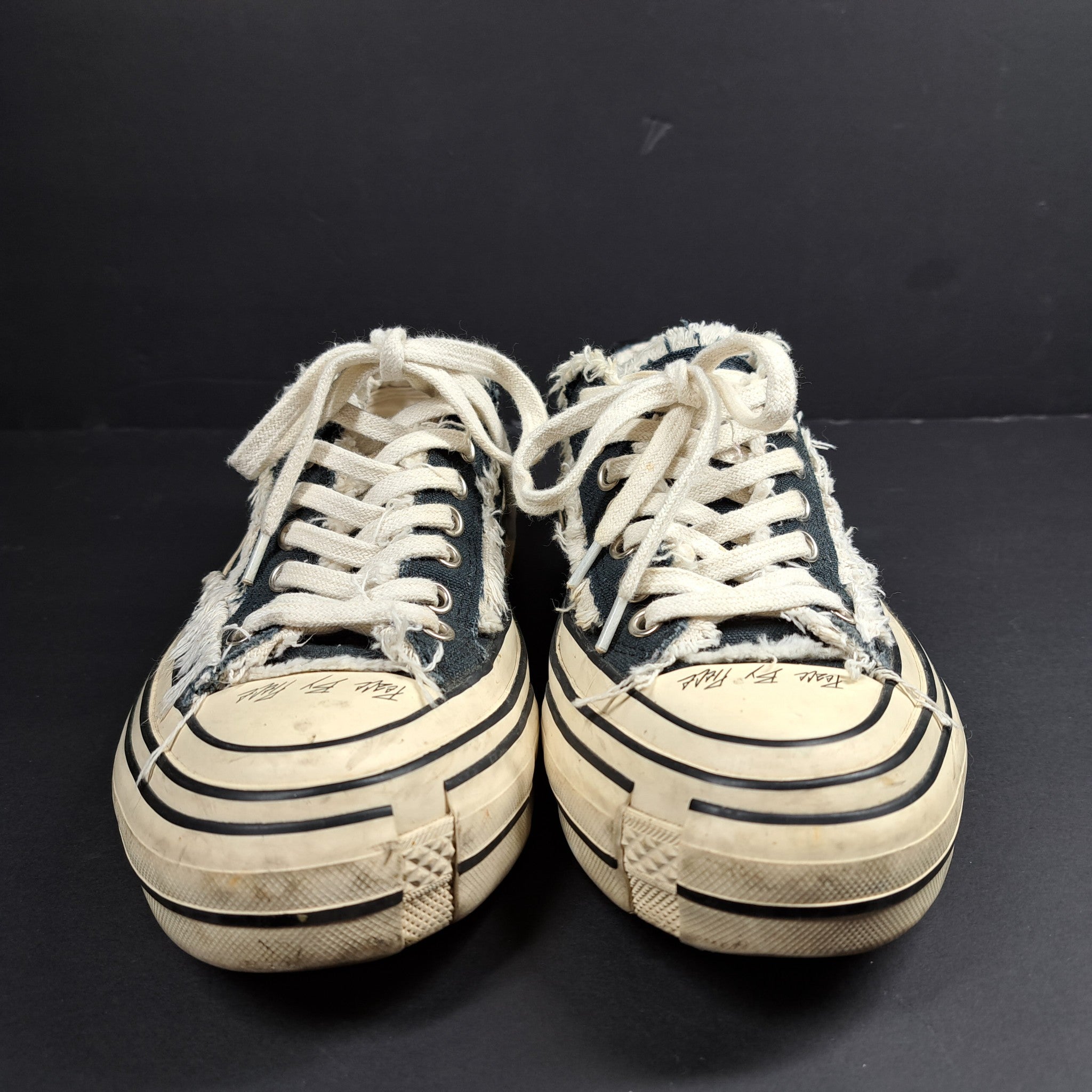 xVESSEL GOP Lows Sneakers Patchwork Platform Low 'Black White' M4/W6