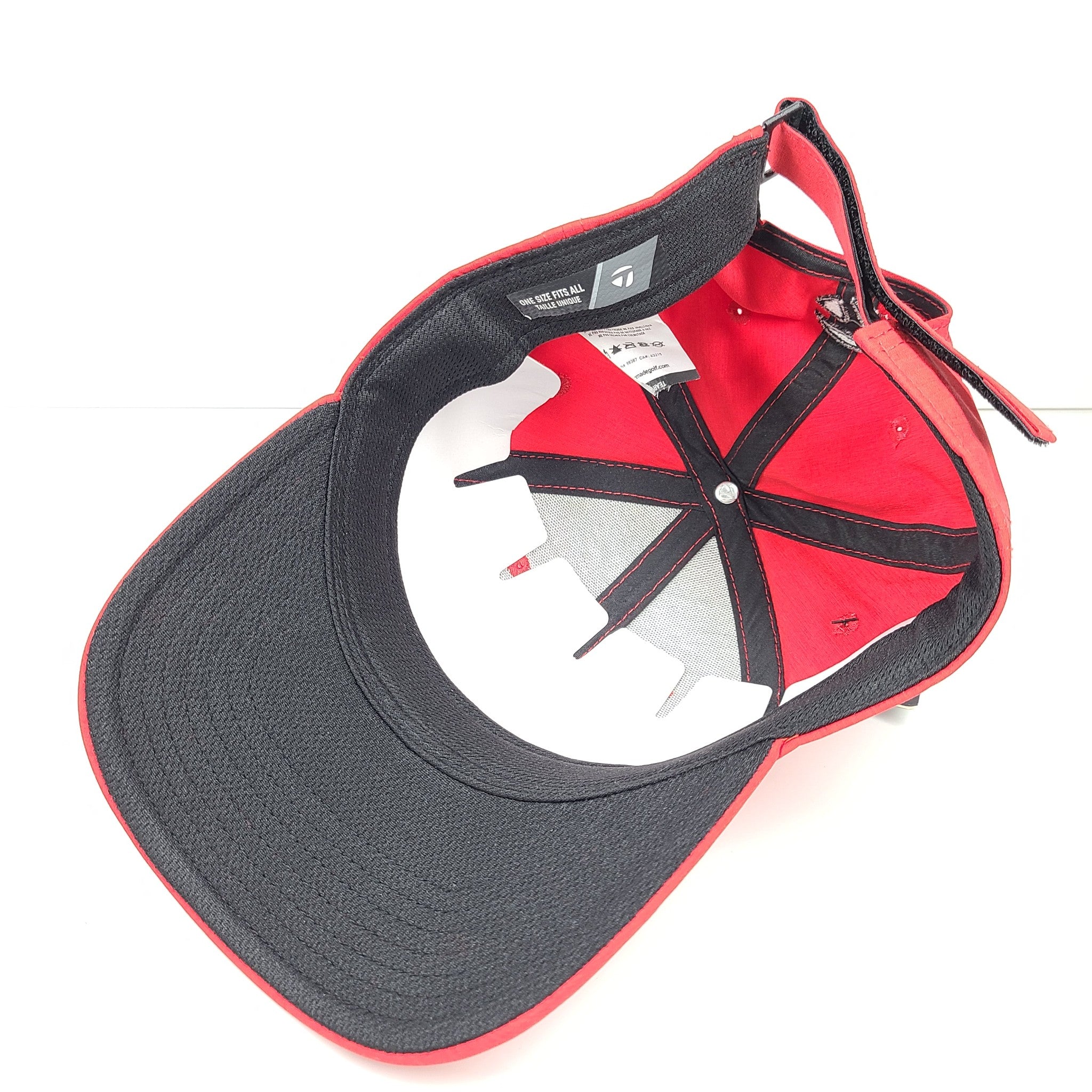 Taylor Made Performance Seeker Cap Red Adjustable One Size