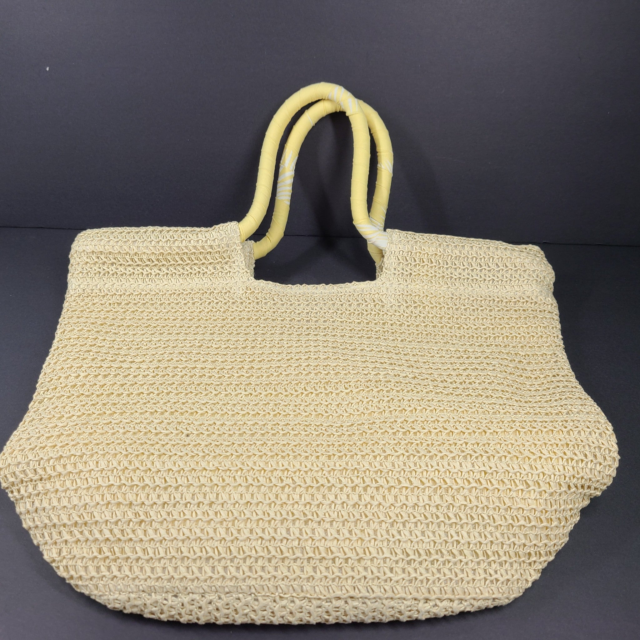 Payot Beach Bag Woven Tote Beige