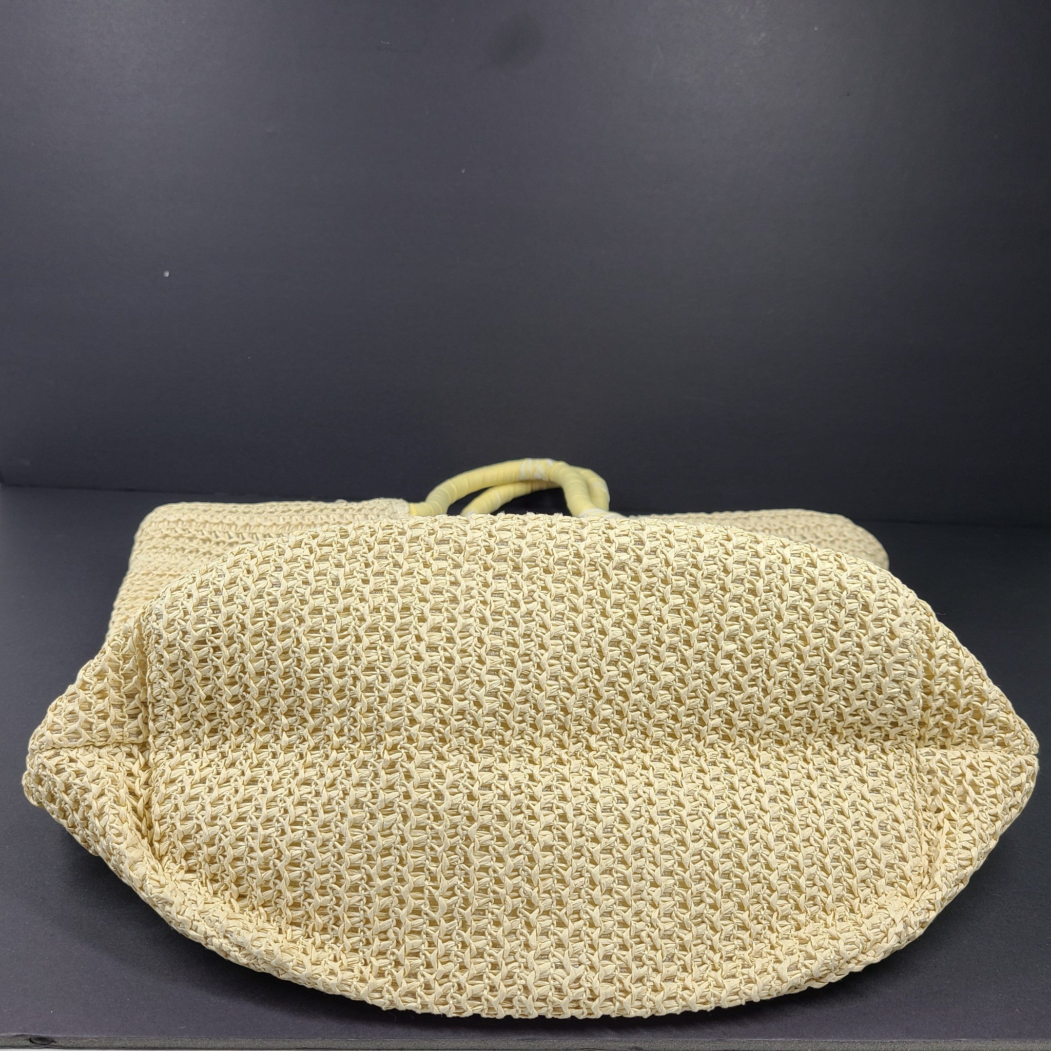 Payot Beach Bag Woven Tote Beige