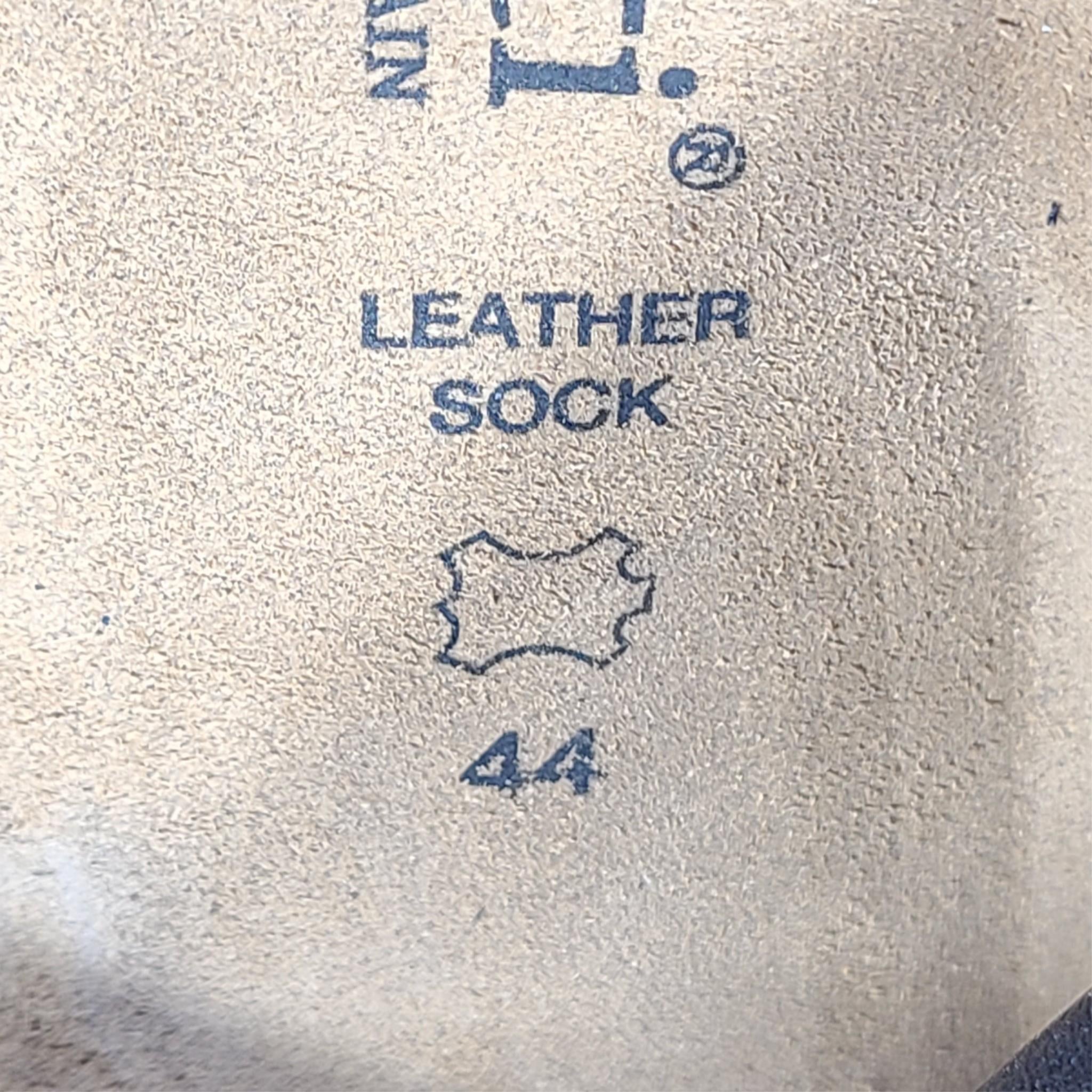 Autenti Men's Jordan Two Band Leather Sandals Sz 10.5 Black