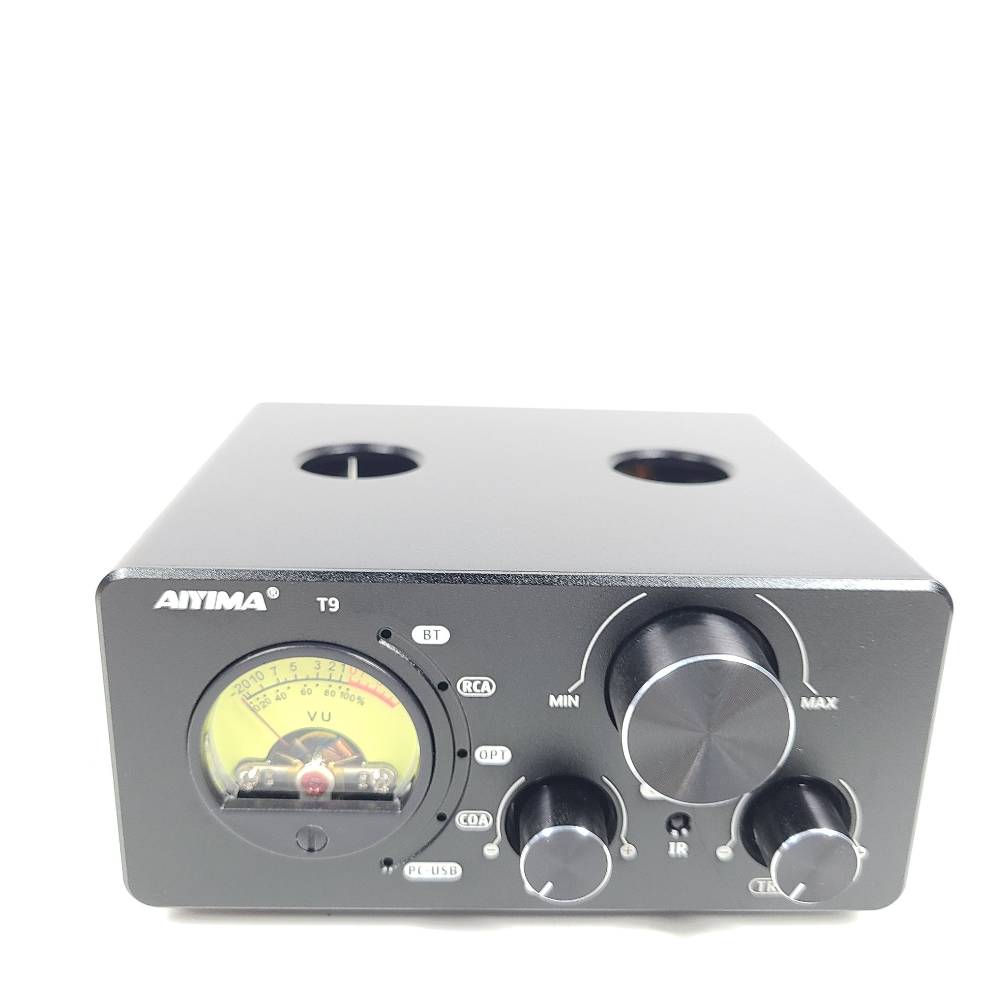 AIYIMA Tube T9 Bluetooth Tube Amplifier BT 5.0 Power Amplifiers VU Meters