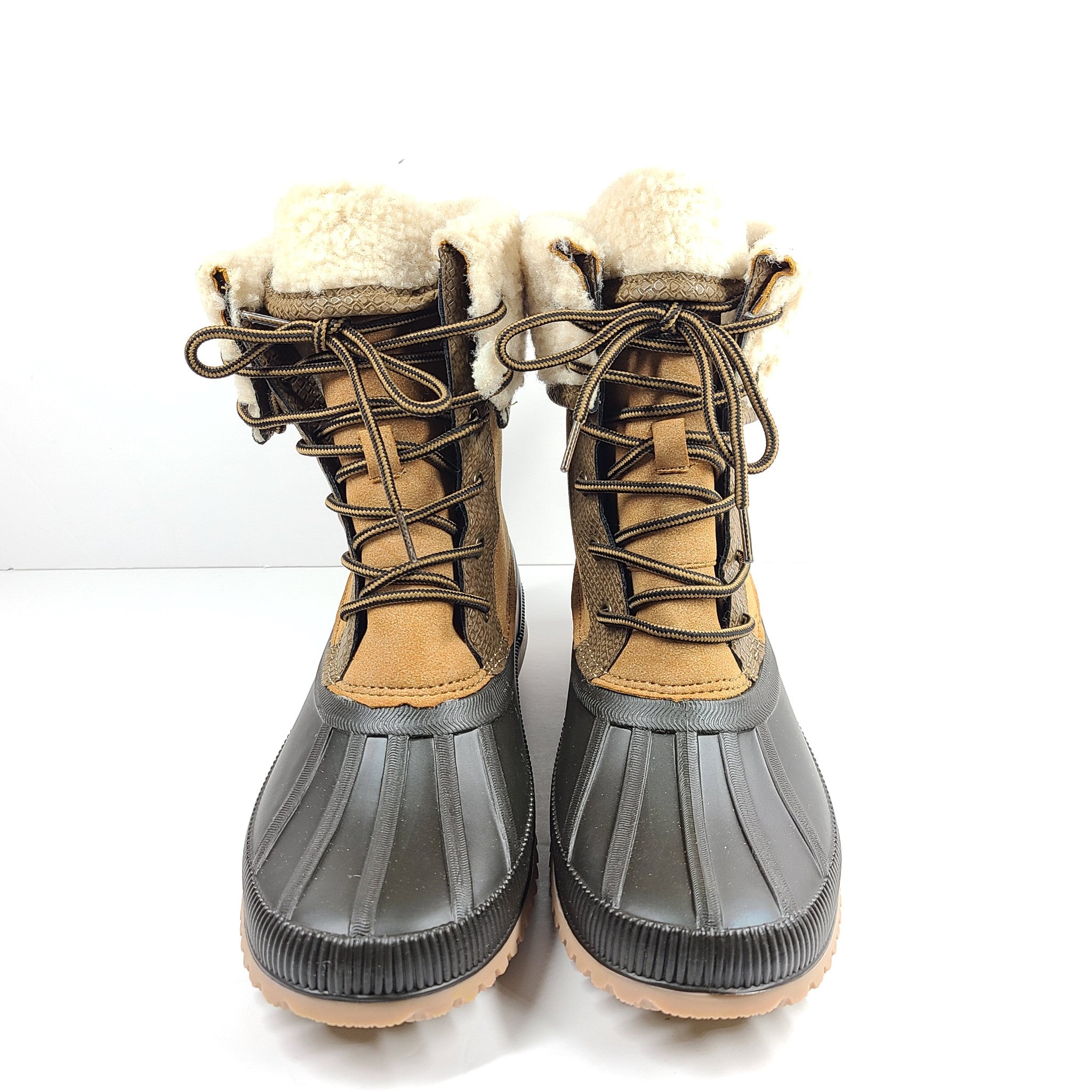 Madden Women's Climbber Winter Snow Boots Water Resistant Brown Size 10