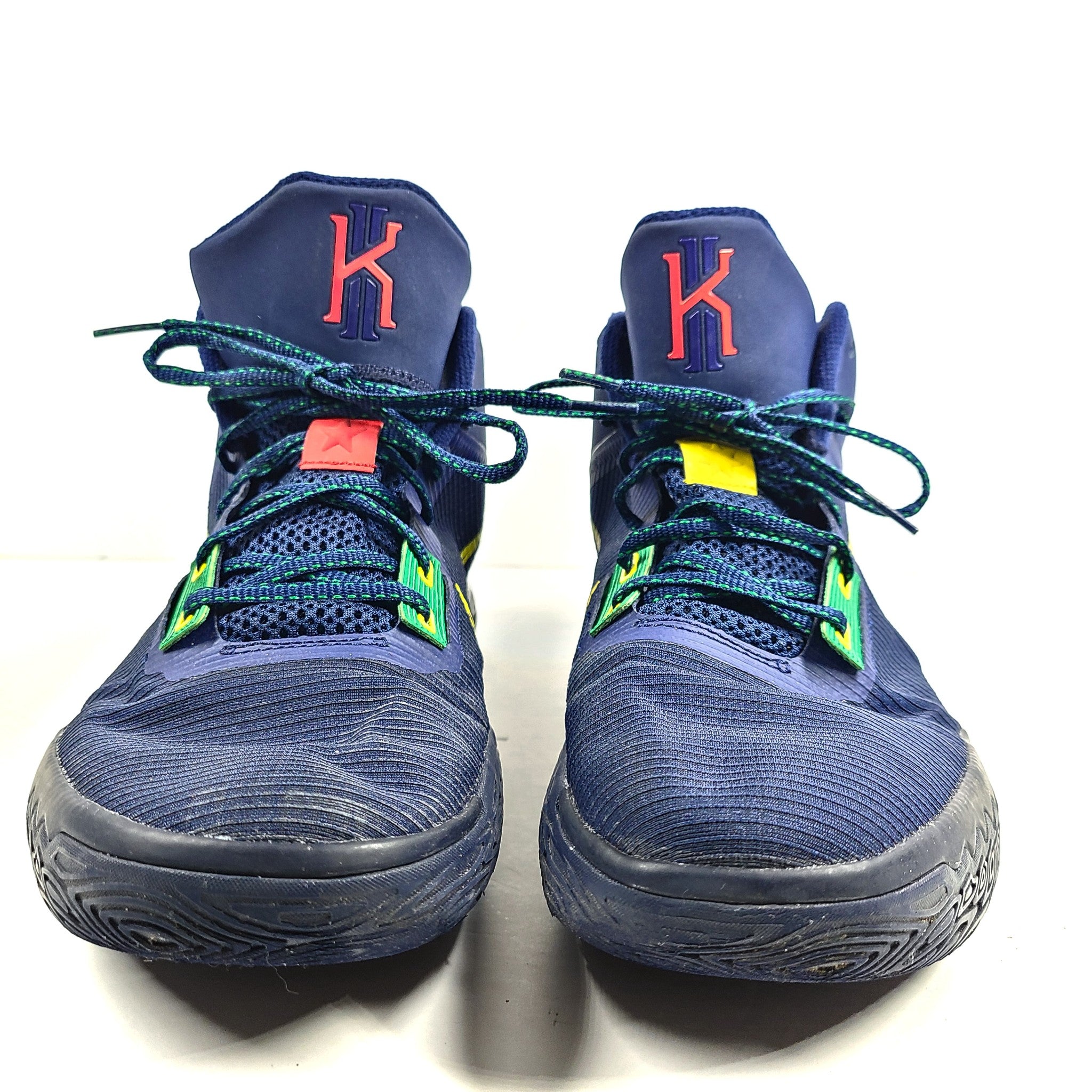 Nike Men's Kyrie Flytrap 4 Sneakers Shoes Blue Void Yellow CT1972-400 Sz 11.5