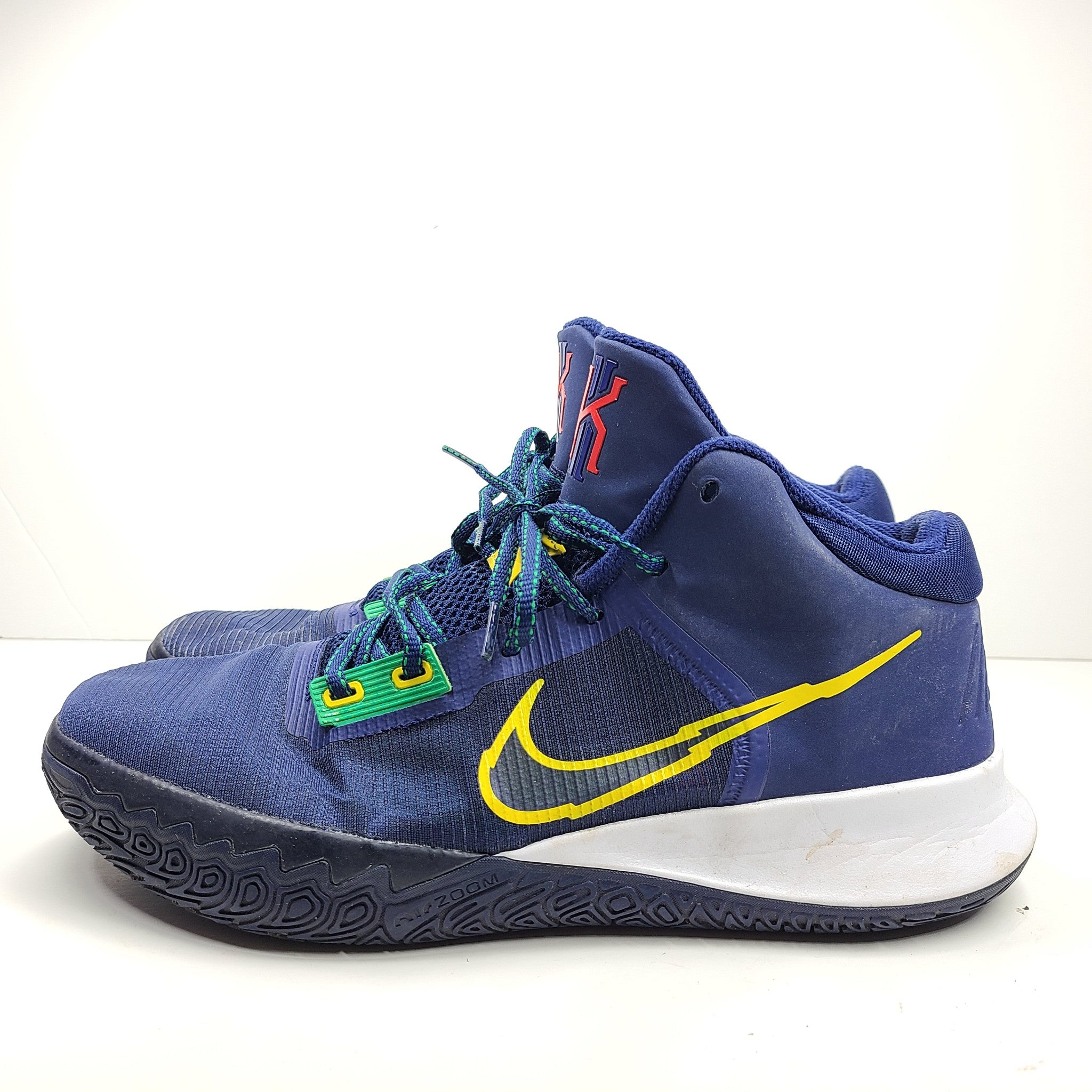 Nike Men's Kyrie Flytrap 4 Sneakers Shoes Blue Void Yellow CT1972-400 Sz 11.5