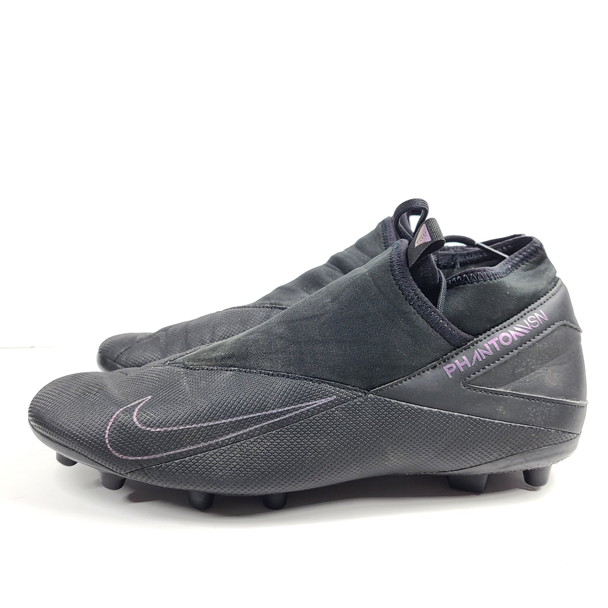 Nike Men's Phantom Vision 2 Club DF Soccer Cleats CD4159-010 Black Size 12