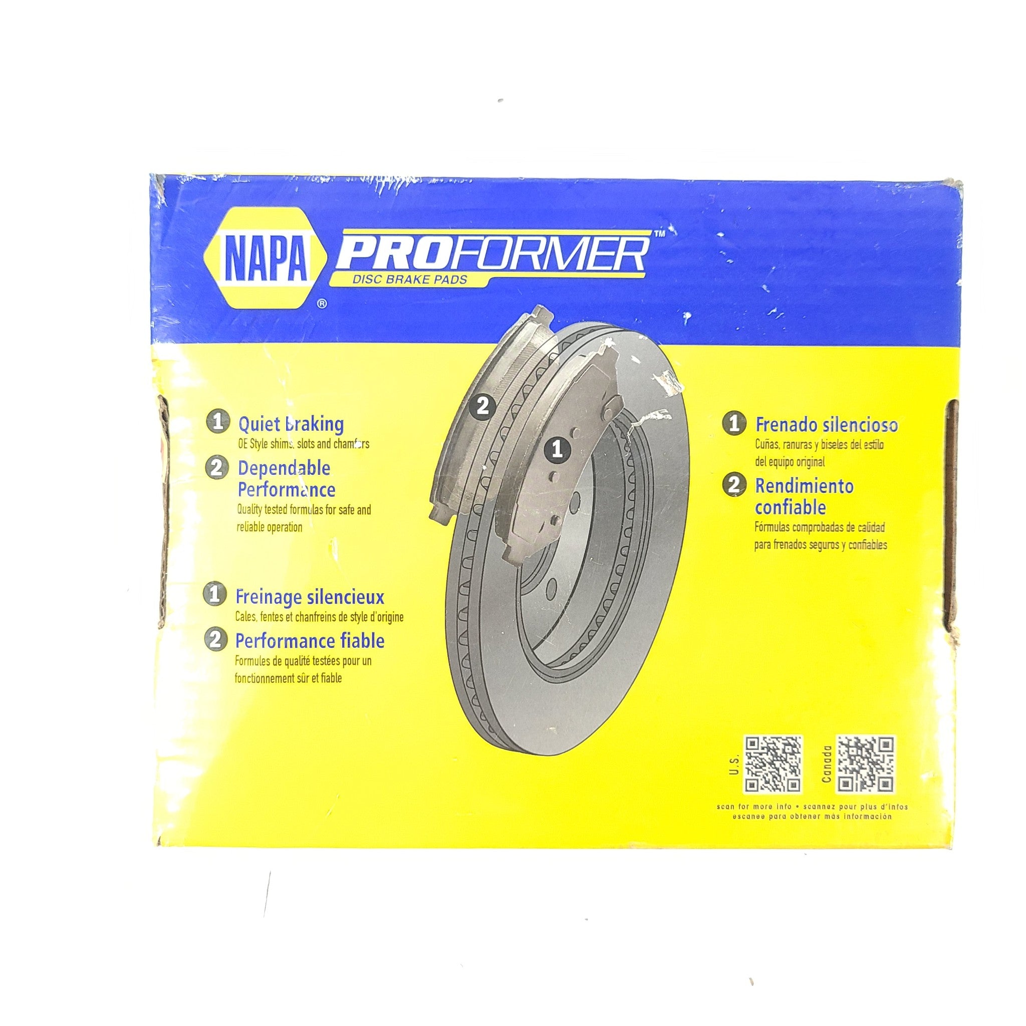 NAPA PROFORMER Brake Pads Ceramic PF7784X