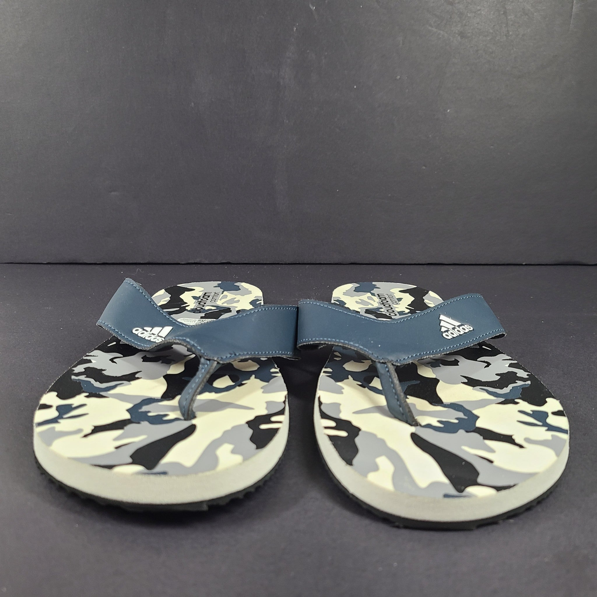 Adidas Men's 'Aviate' Flip Flops Slides Sandals Cloudfoam GA1013 Camo Sz 7