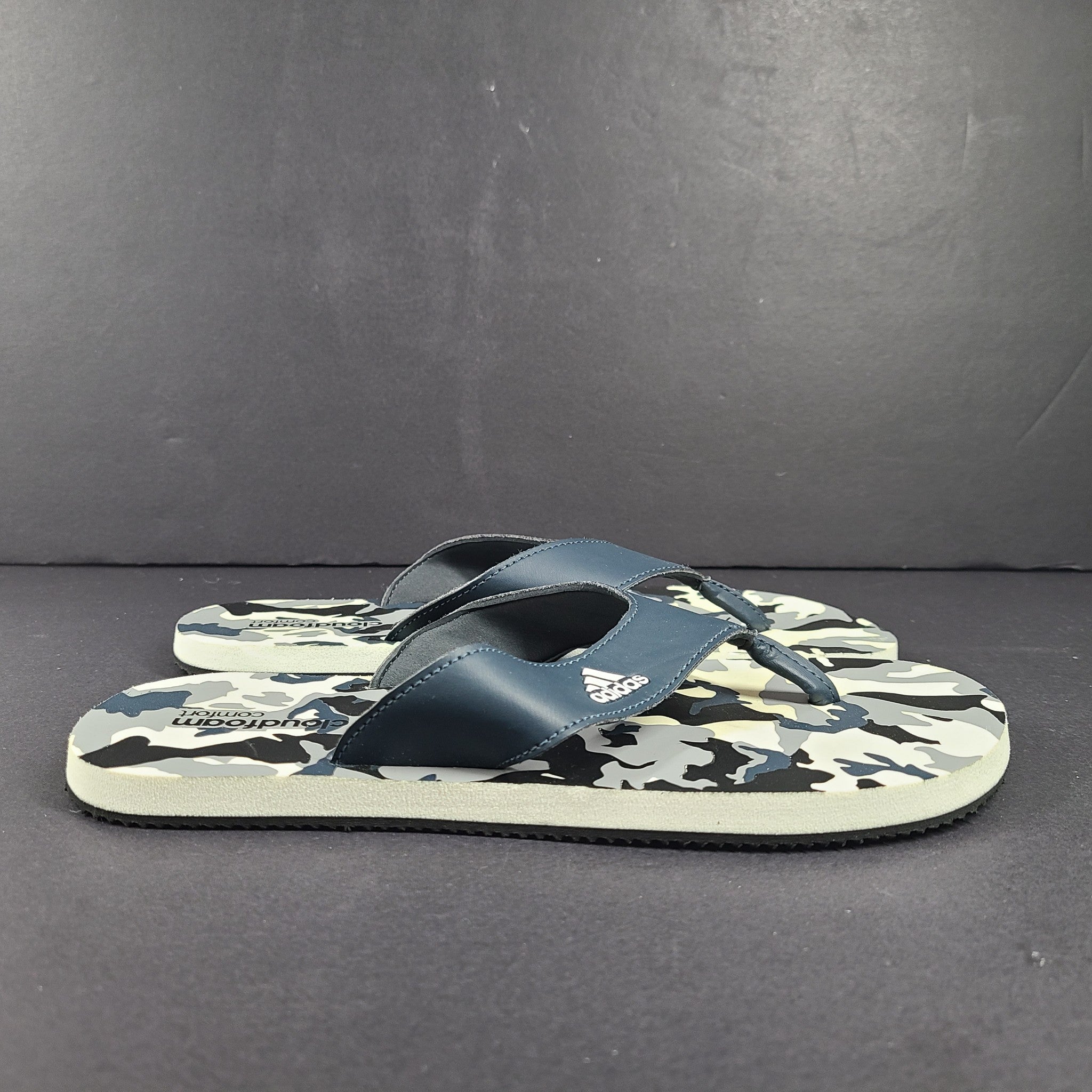 Adidas Men's 'Aviate' Flip Flops Slides Sandals Cloudfoam GA1013 Camo Sz 7