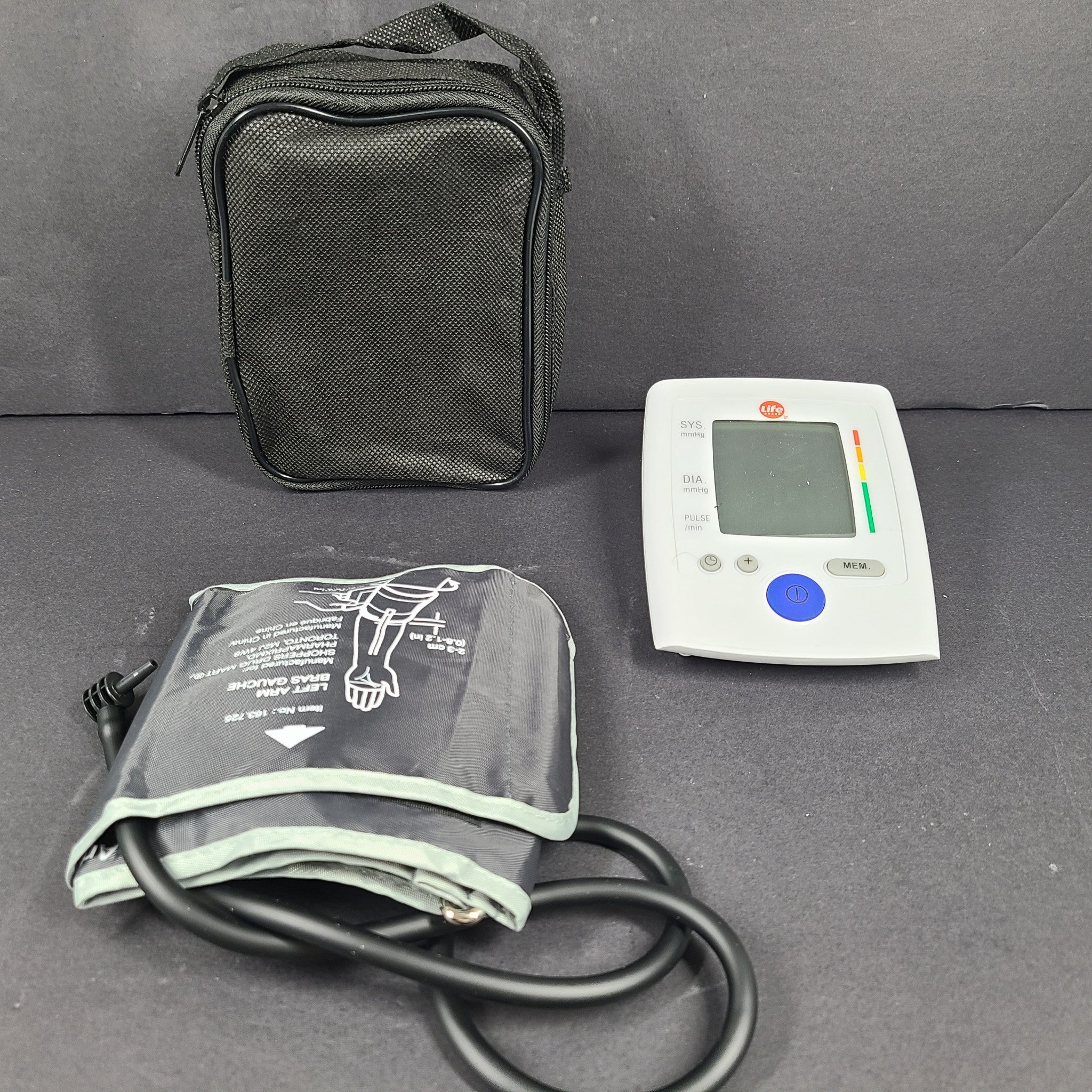 Life Brand LB Upper Arm Blood Pressure Monitor 2 Users Irregular Heartbeat
