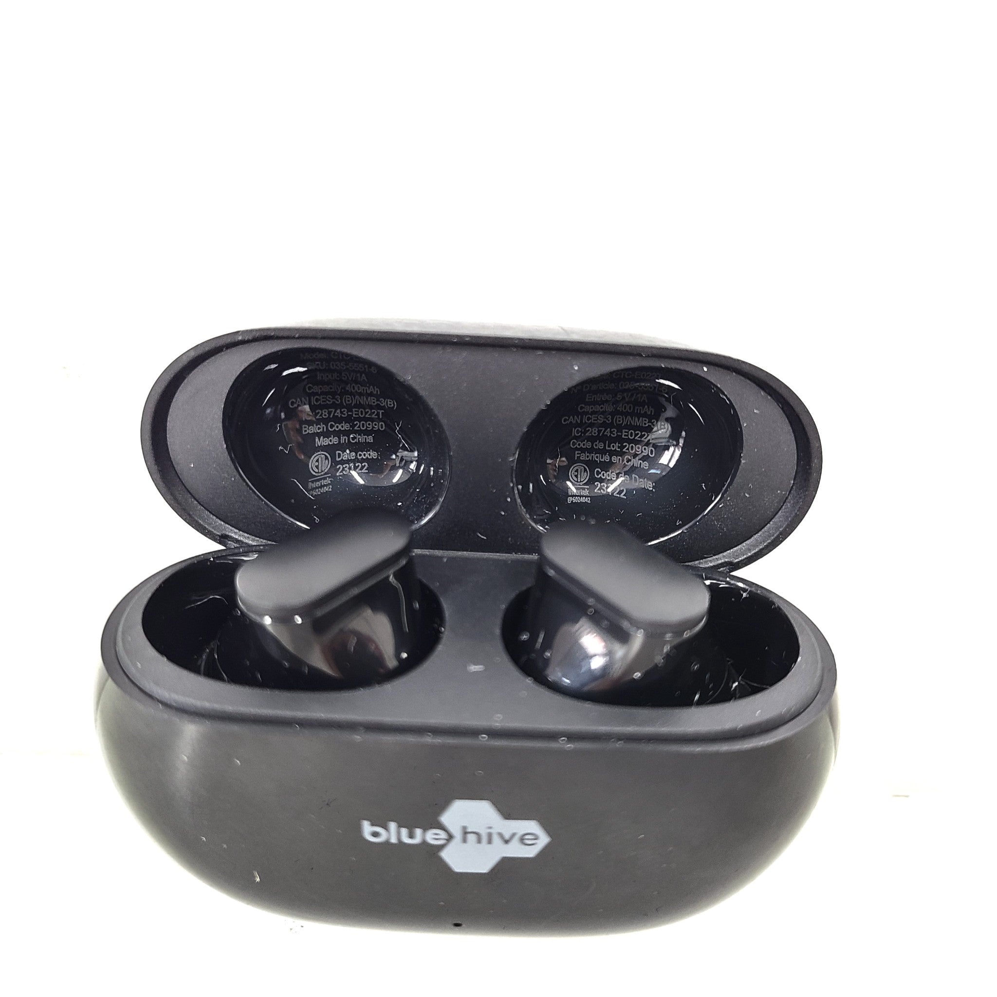 Bluehive BluePods Iso True Wireless Earbuds with Charging Case CTC-E022T - Black