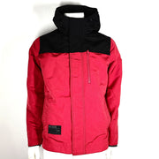 Hollister Women's All Weather Collection Jacket Coat Fleece Lined Red Sz M