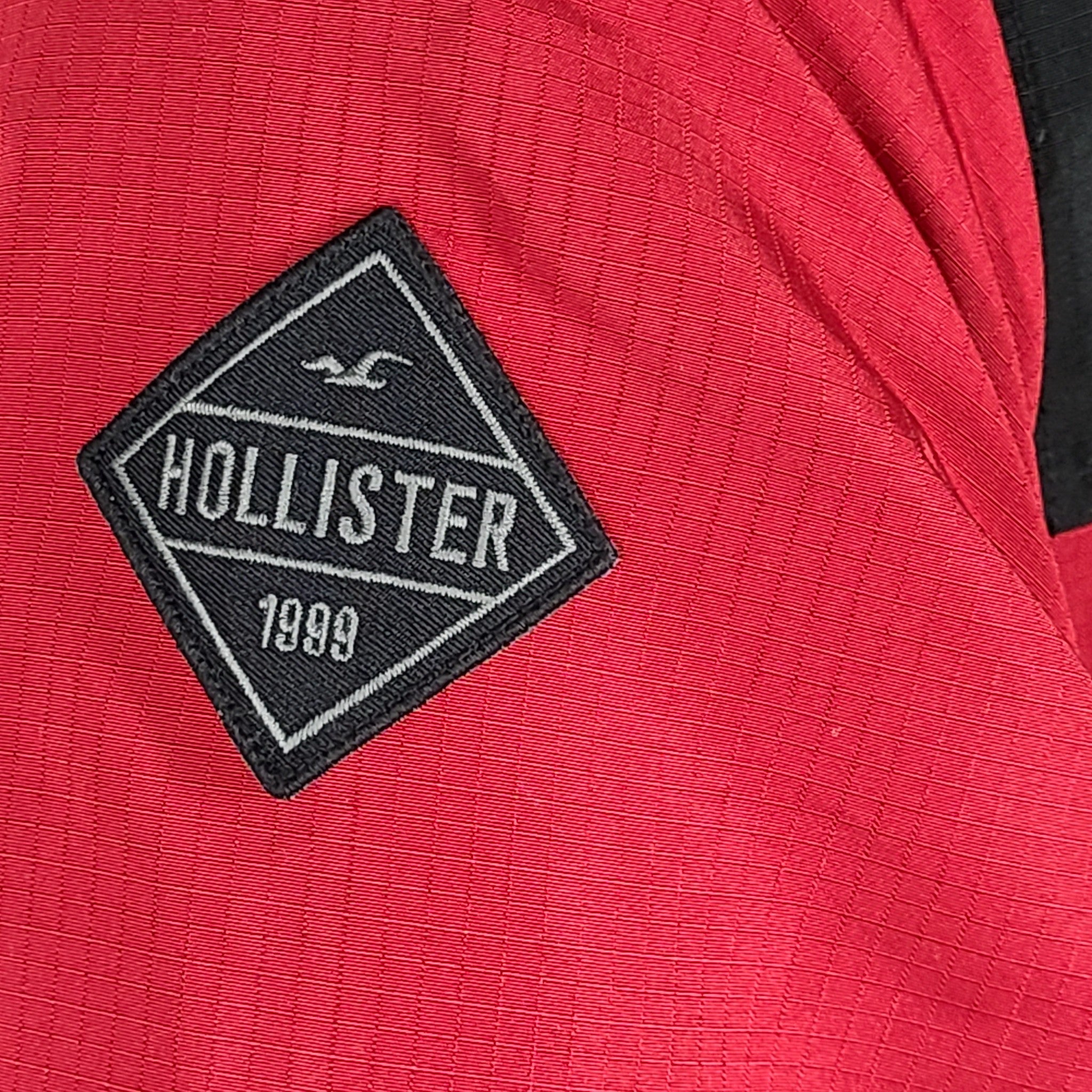 Hollister Women's All Weather Collection Jacket Coat Fleece Lined Red Sz M