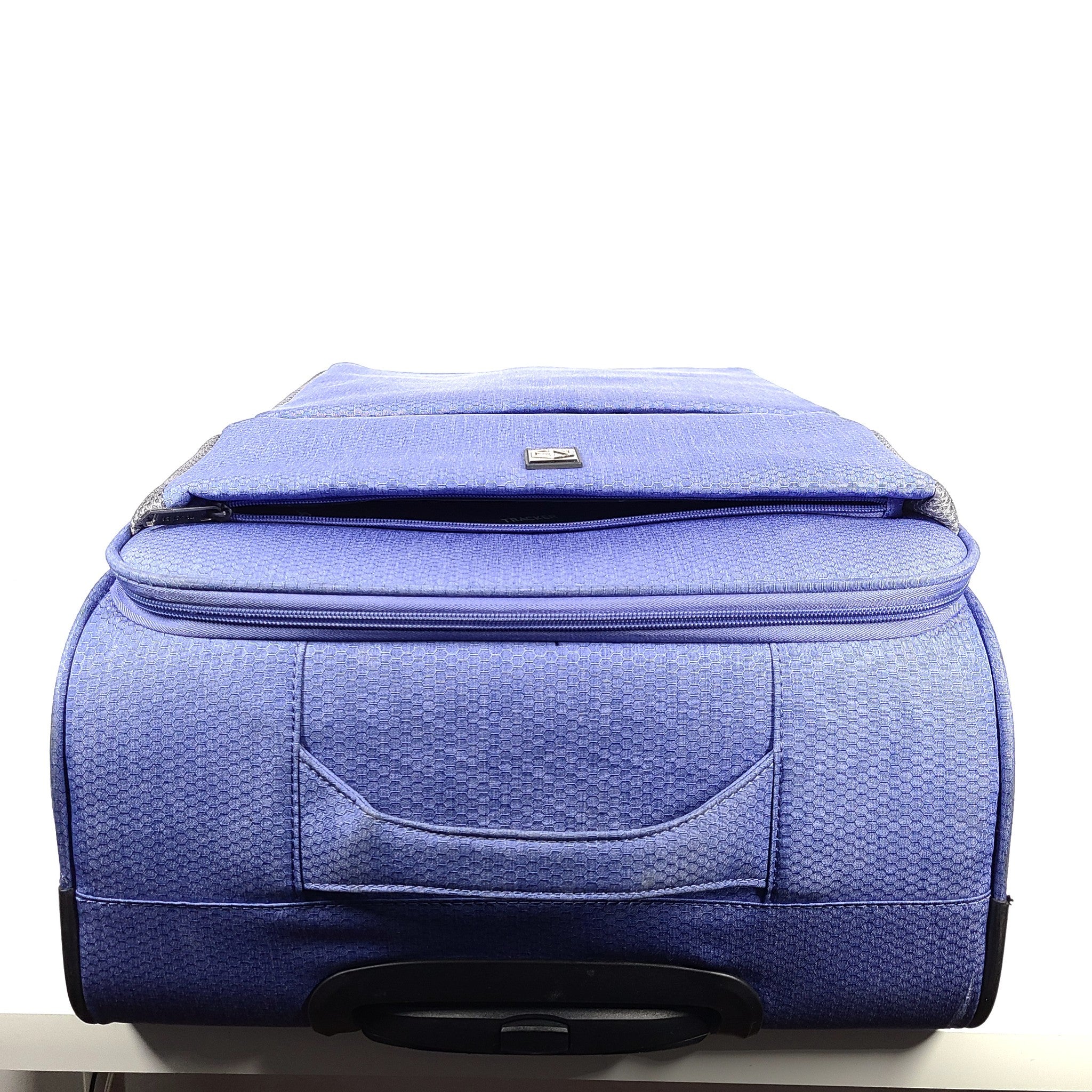 Tracker Expedition 25" Spinner Luggage Check In Suitcase Softshell Blue