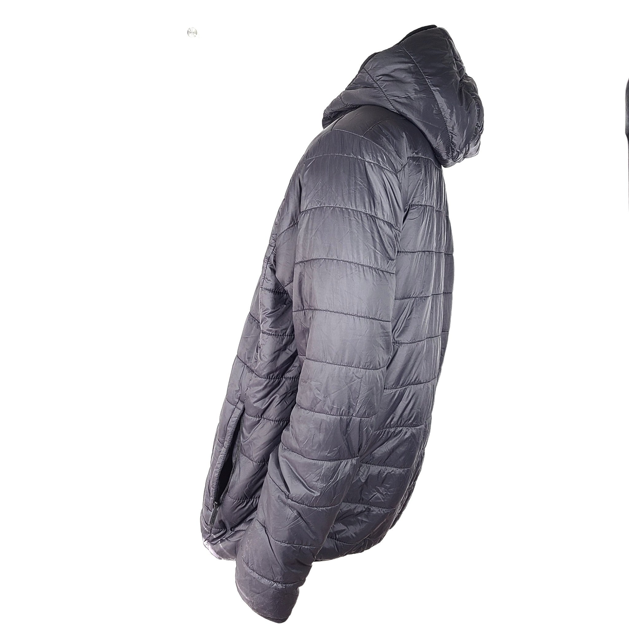 Martes Women's Maron Quilted Insulated Hooded Jacket Black Sz XL