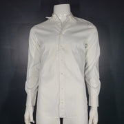 Alexander McQueen Classic Italian Collar Dress Shirt Cotton White Sz 15