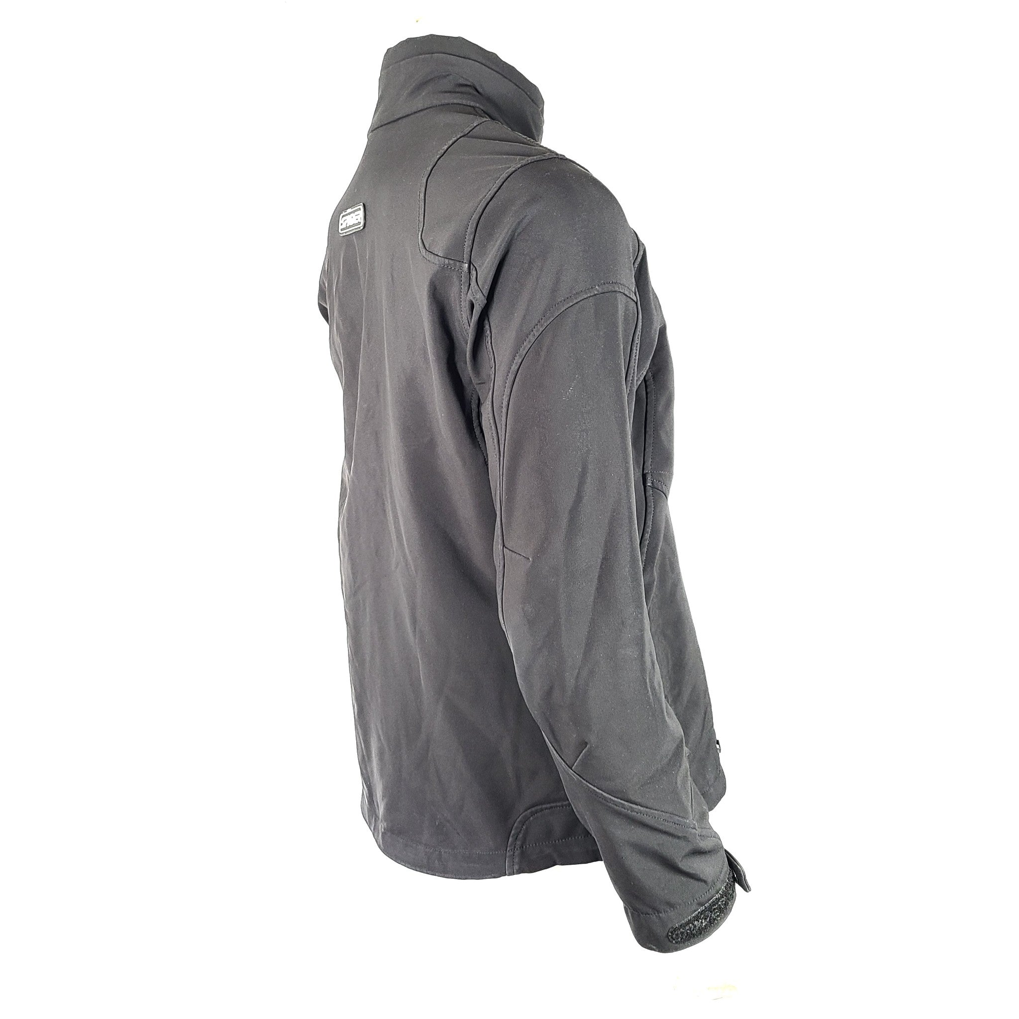 Spyder Men's Softshell Jacket Fleece Lined Vented Zipper Pockets Black Sz M