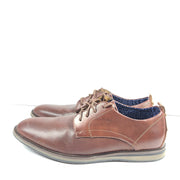 Steve Madden Men's Hamiss Oxford Dress Shoes Faux Leather Brown US10