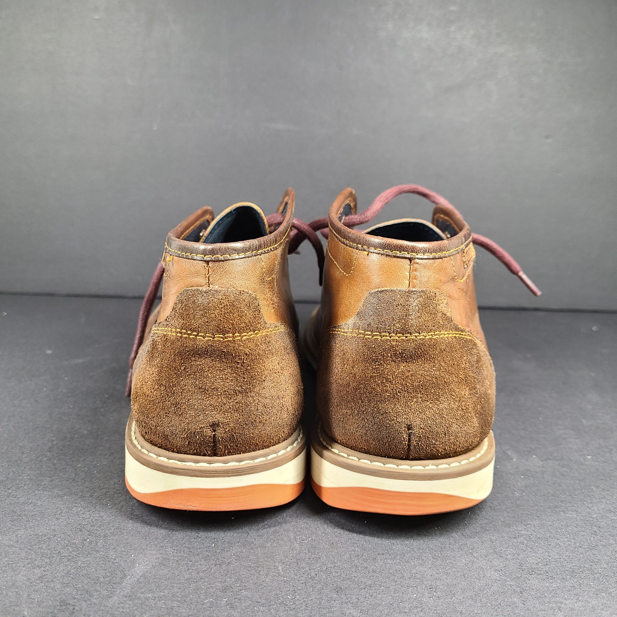 Pikolinos Men's Berna Chukka Ankle Boots Brown Leather Sz 9 IT42