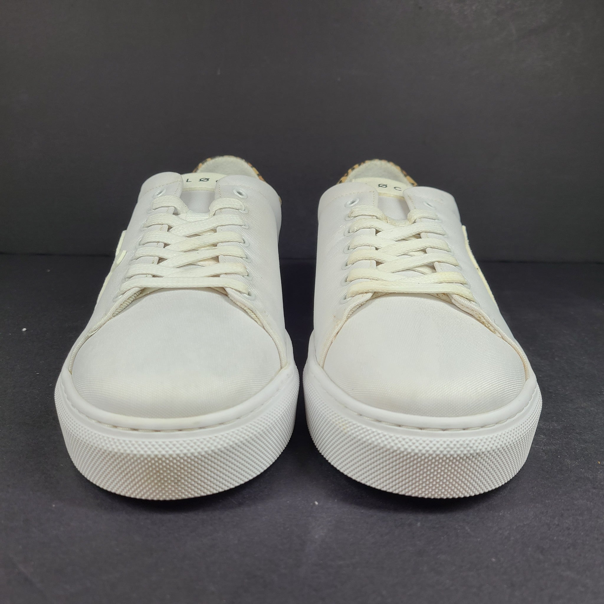 LOCI Women's Origin 9 Vegan Sneakers Stylist Ltd Edition White/Leopard 9 READ