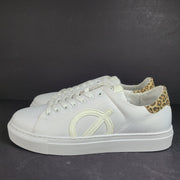 LOCI Women's Origin 9 Vegan Sneakers Stylist Ltd Edition White/Leopard 9 READ3