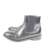Samuel Windsor Men's Chelsea Boot Ankle Boots Black Leather 1-BVH02 US10