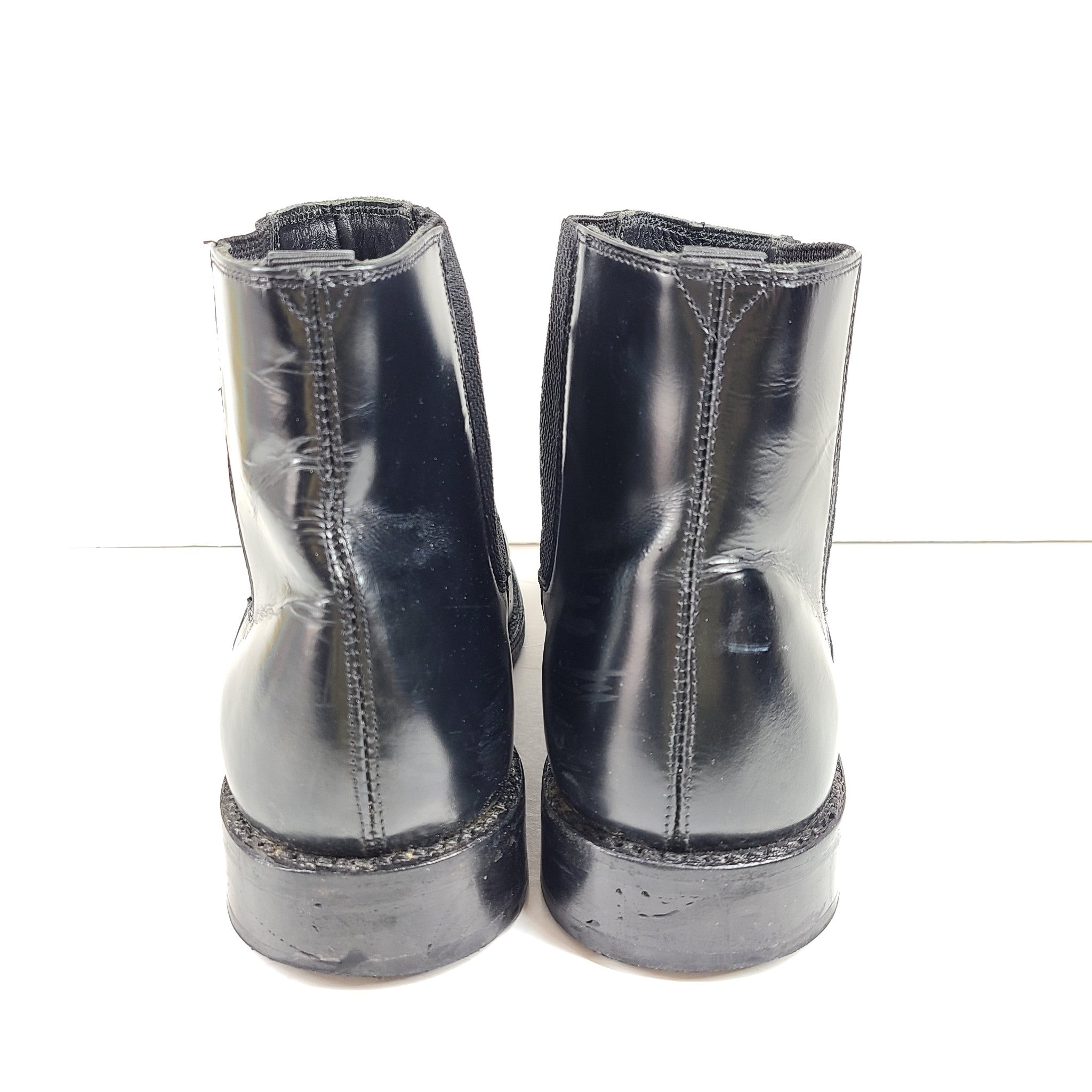 Samuel Windsor Men's Chelsea Boot Ankle Boots Black Leather 1-BVH02 US10