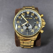 Michael Kors Men's Access Gage Hybrid Smart Watch Gold NDW2E