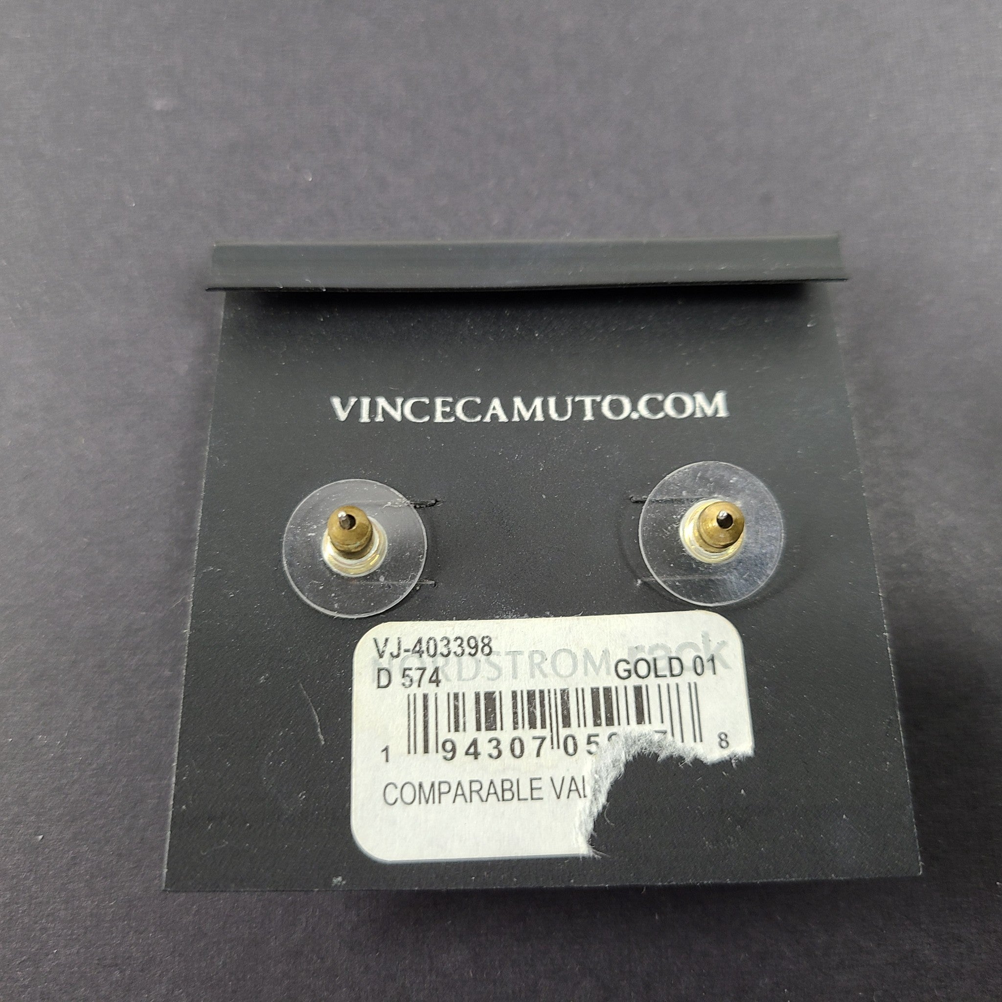 Vince Camuto Large Rectangle Crystal Stud Earrings Green Faceted